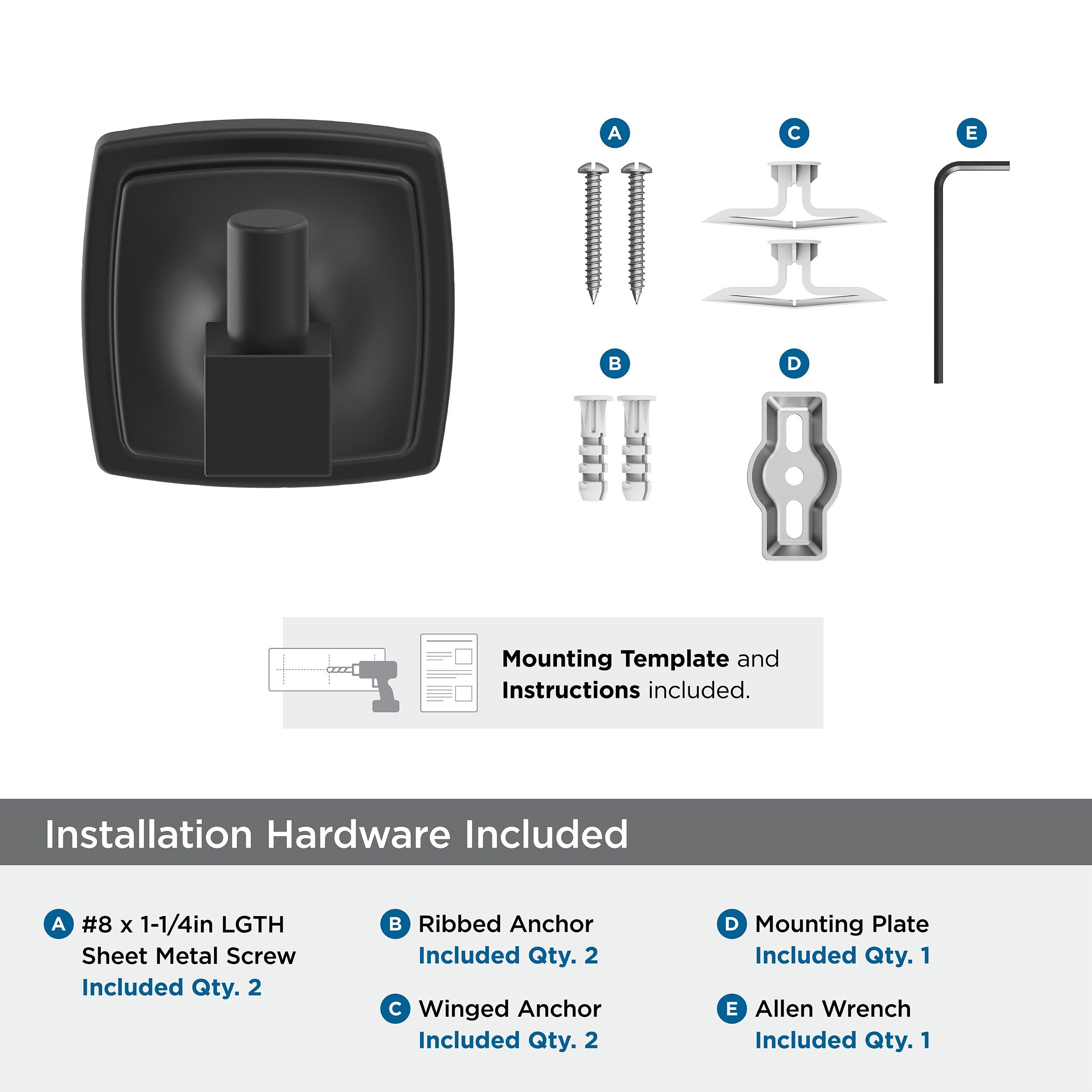 Stature Wall Mounted Robe Hook