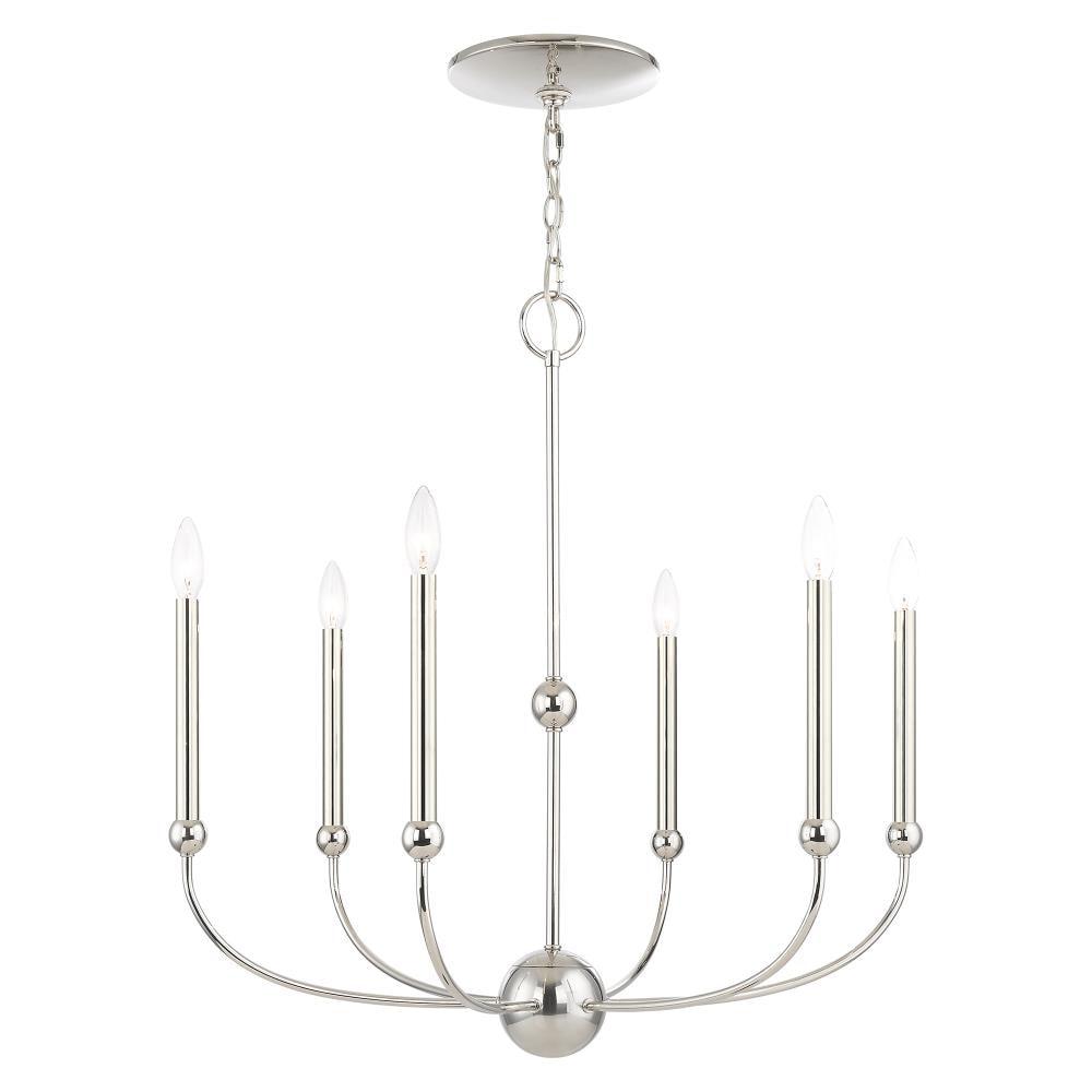 6 - Light Dimmable Chandelier