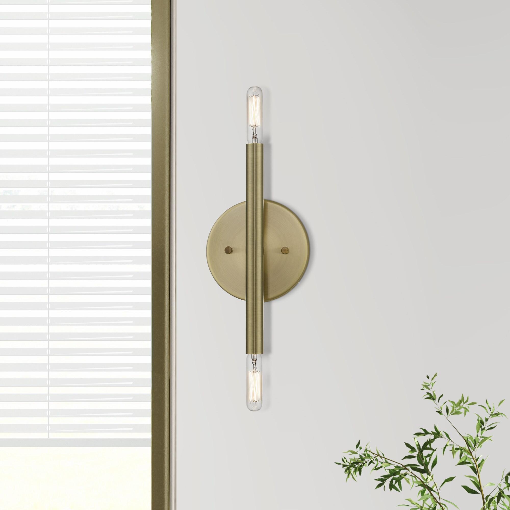 Livex Lighting Copenhagen 2 - Light Wall Light in  Antique Brass