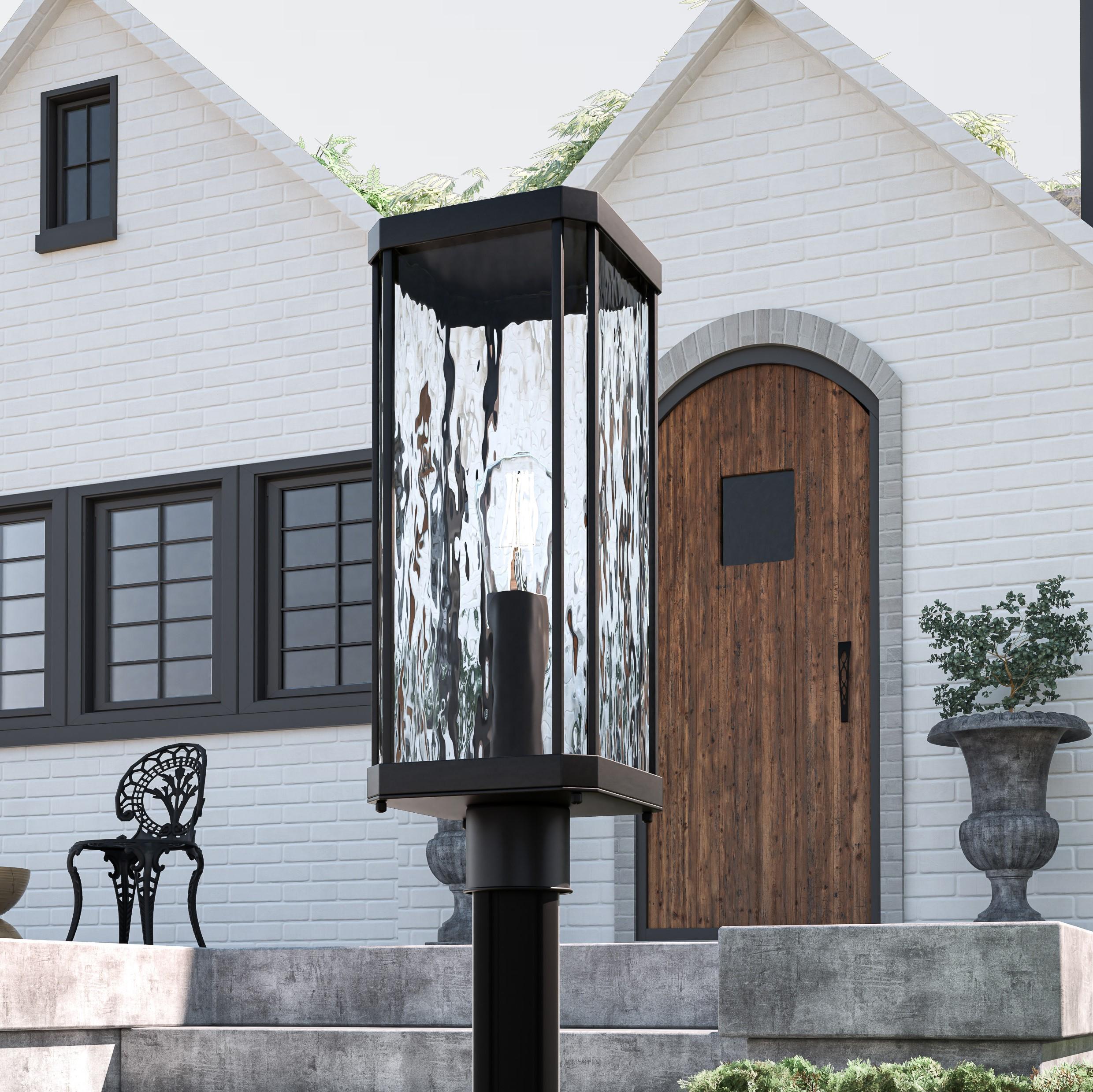 Quoizel Lighting Balchier 1 - Light Post Light in  Matte Black