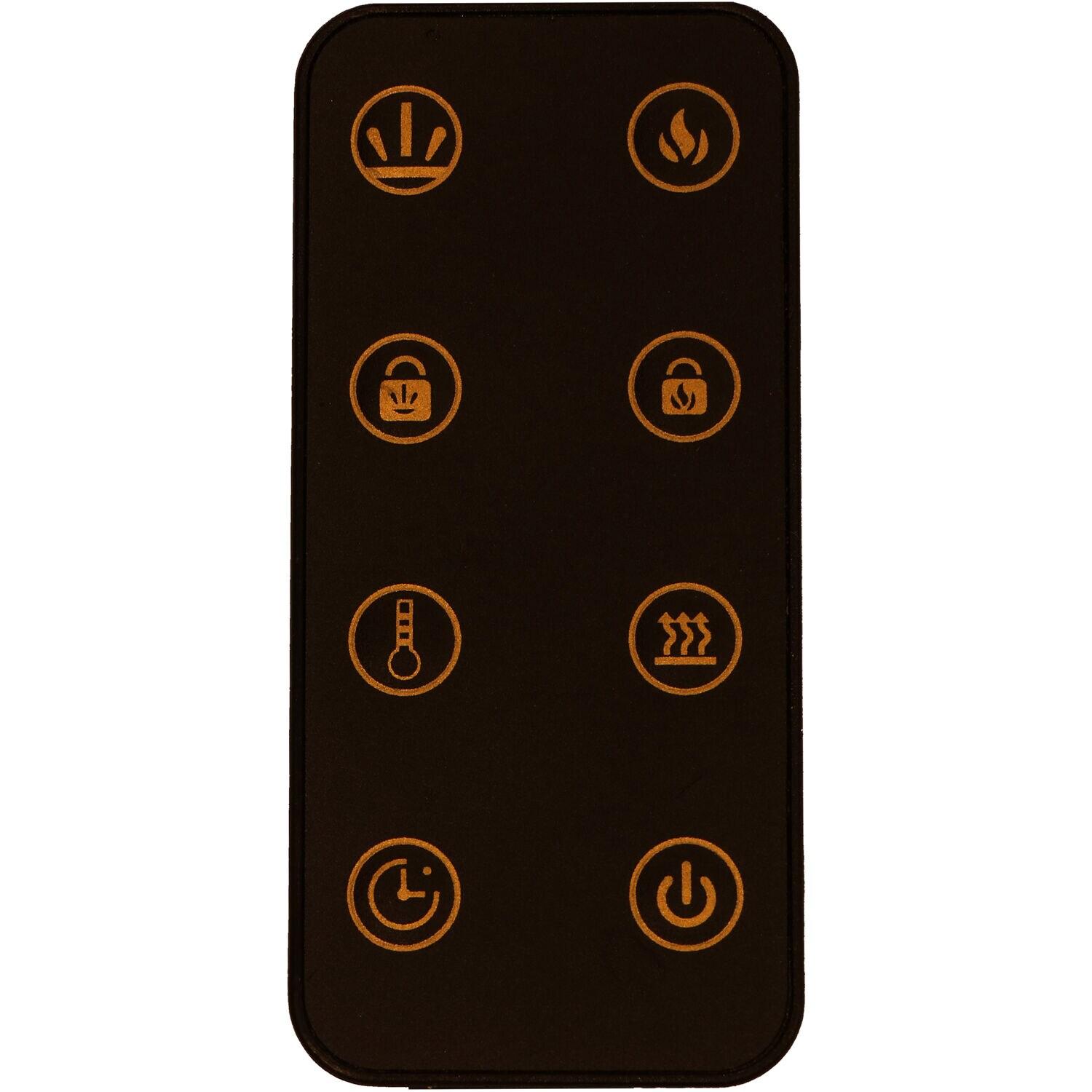 Cambridge Cambridge Wall Mount Electric Fireplace Heater with Remote Control for Indoor Use in Living Room, Bedroom, Home Office