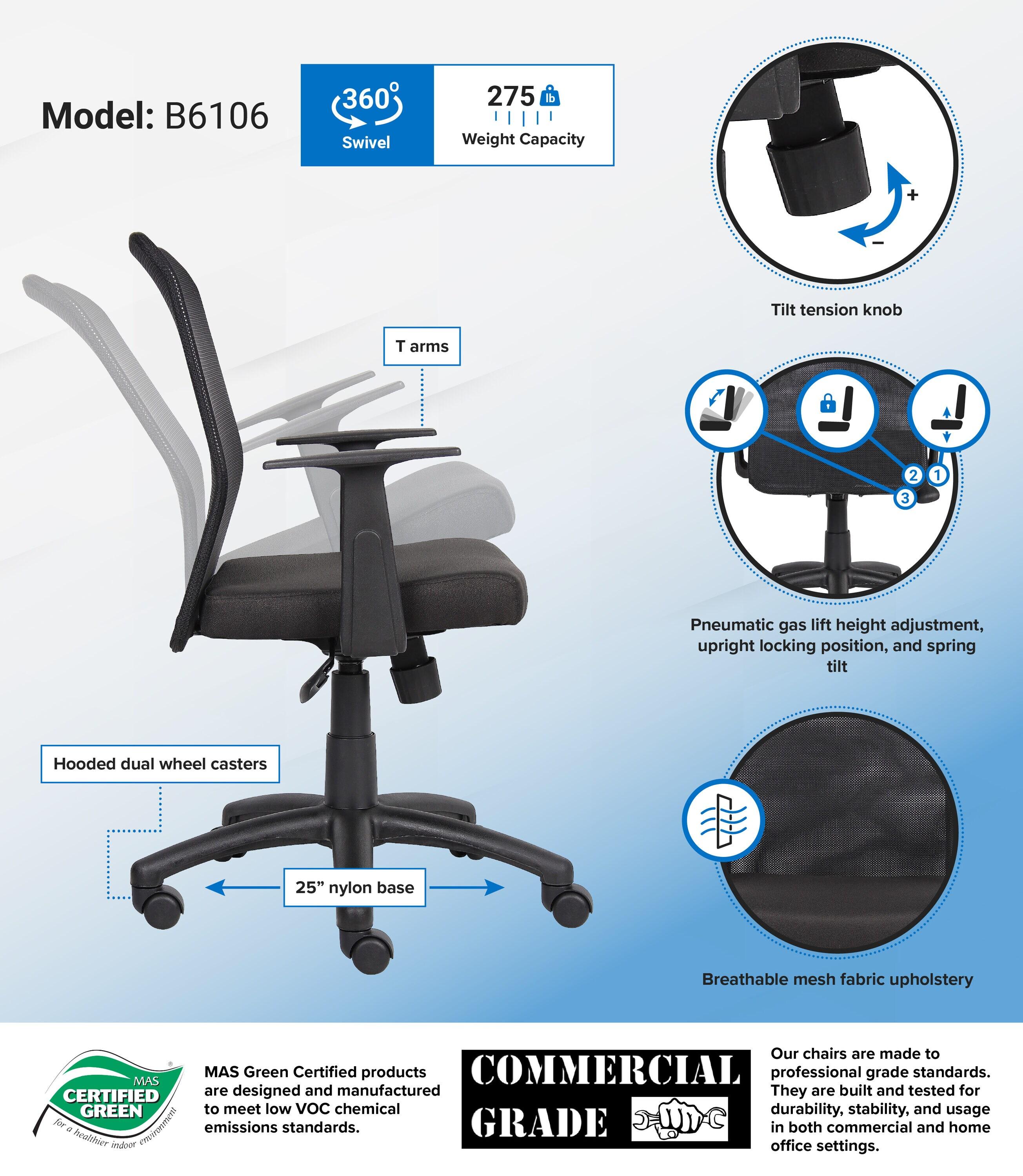 Global Industrial Mesh Task Chair