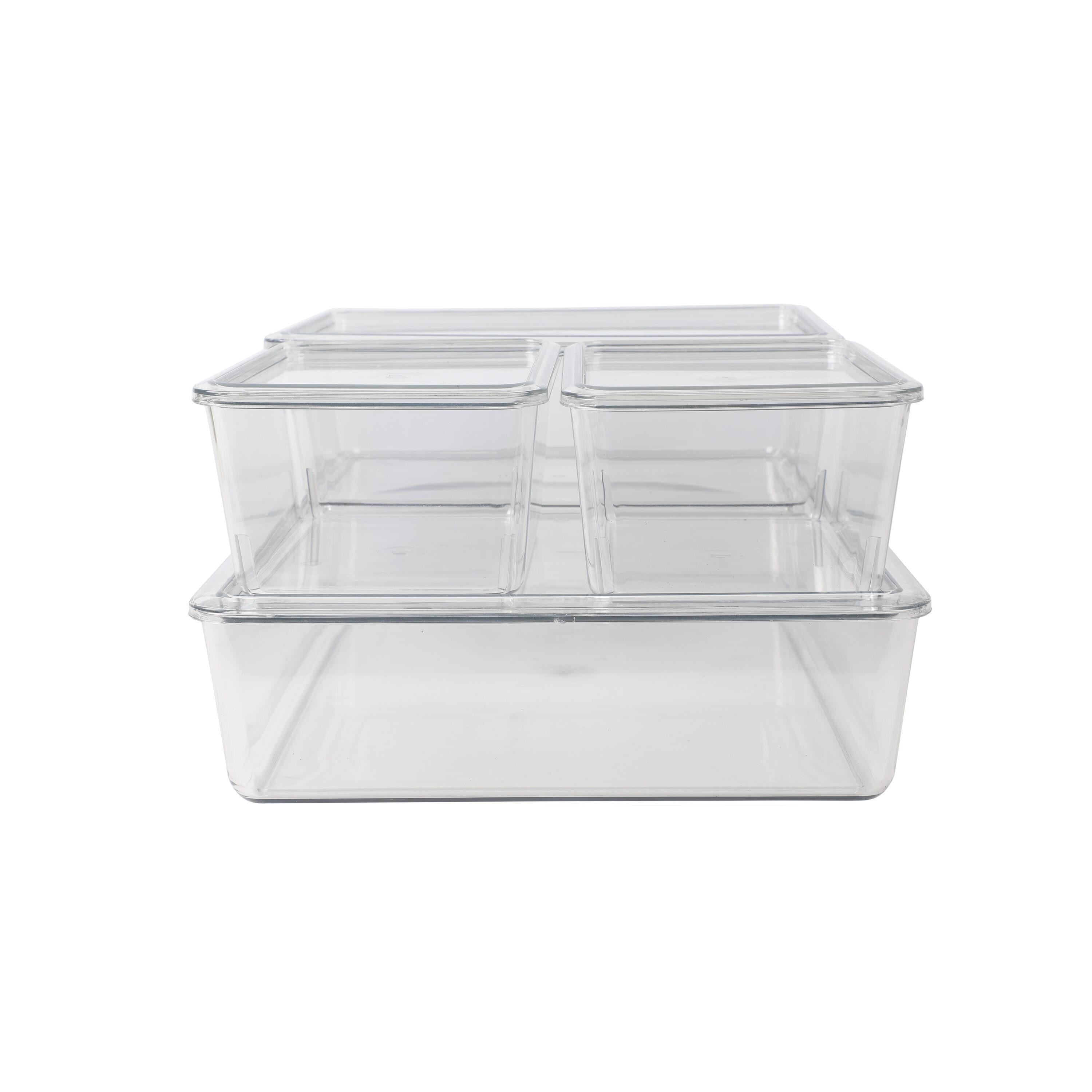 Martha Stewart Brody Premium Plastic Storage Bins With Lids