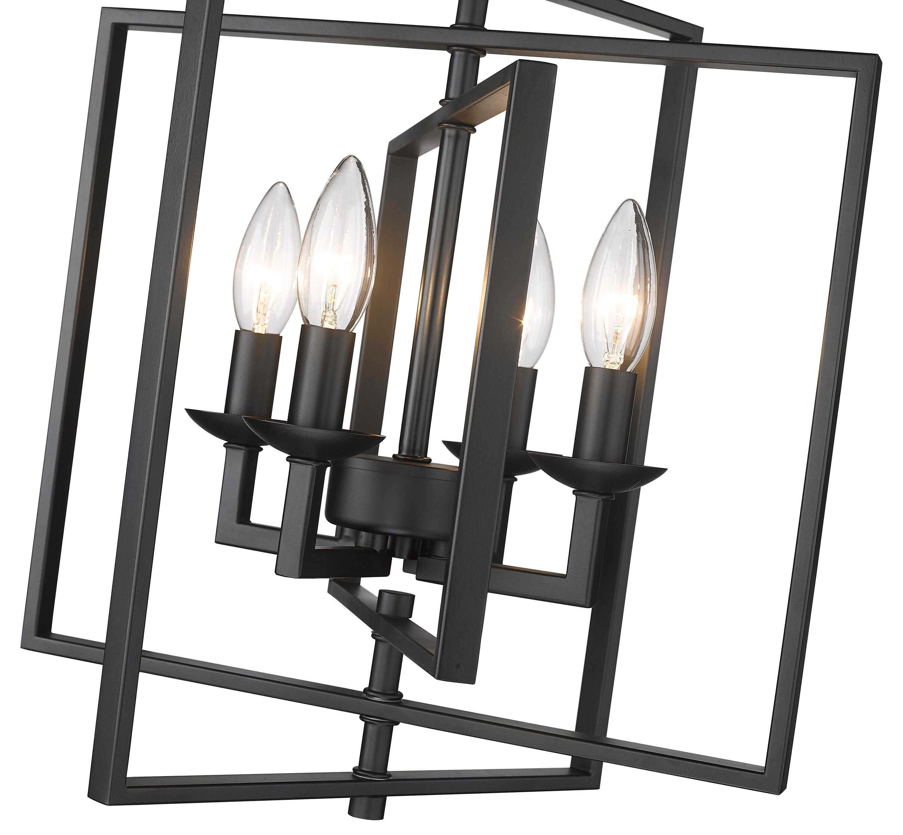 Millennium Lighting Nellis 4 - Light Pendant in  Matte Black