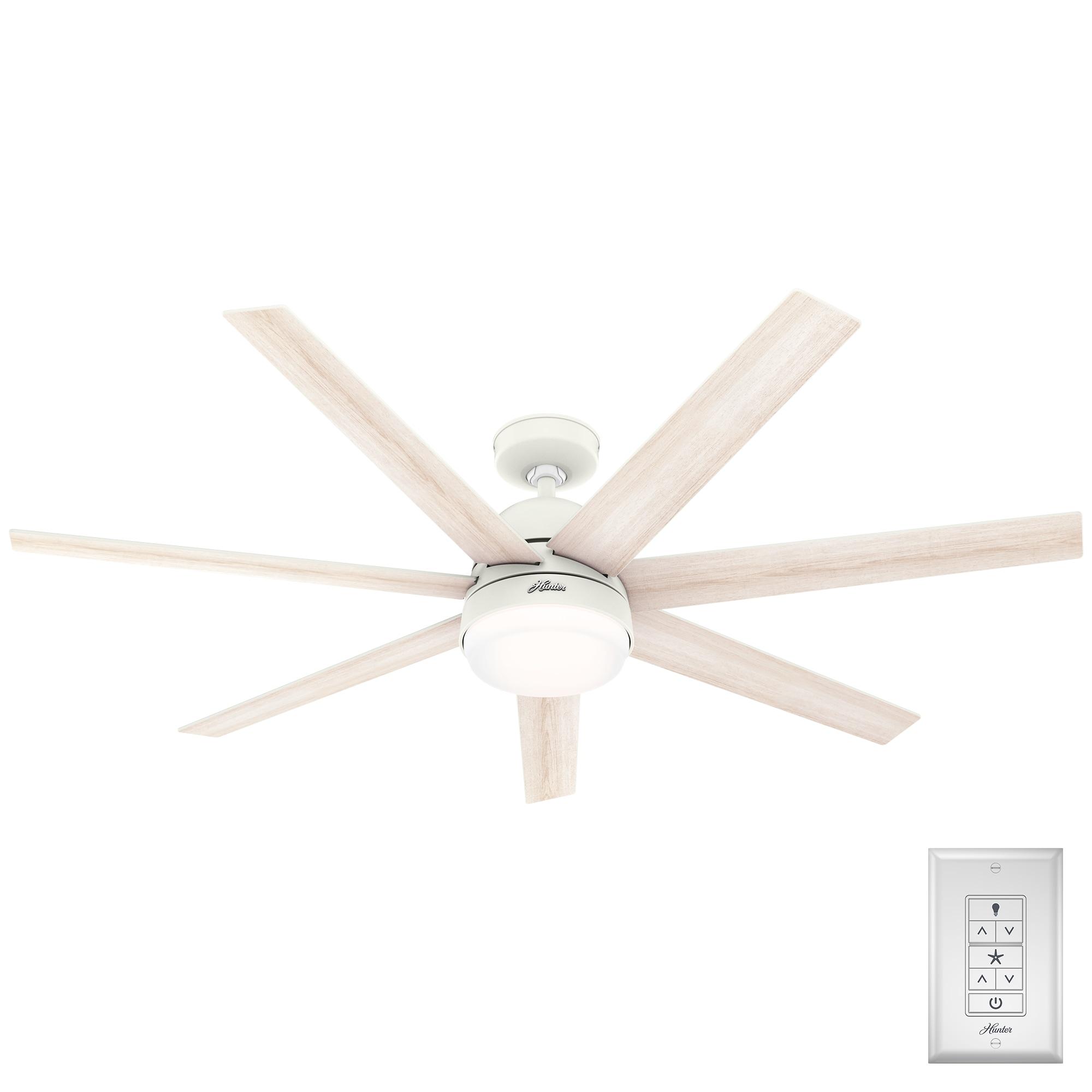 60" Phenomenon 7 - Blade Smart Standard Ceiling Fan with Wall Control and Light Kit Included