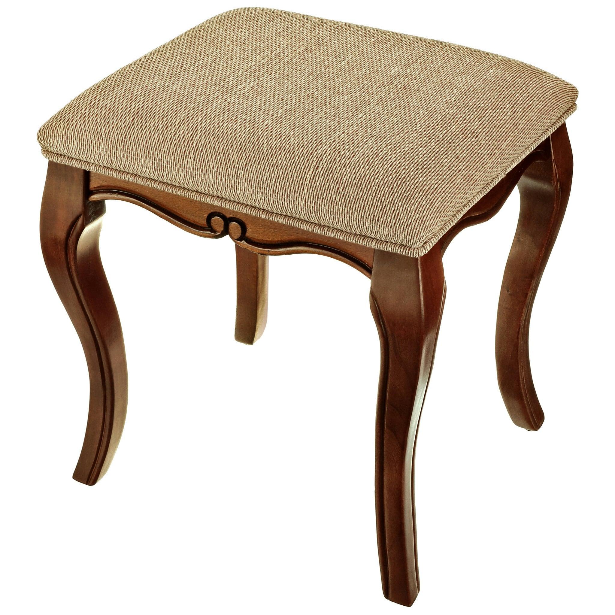Design Toscano Lady Guinevere Upholstered Vanity Stool