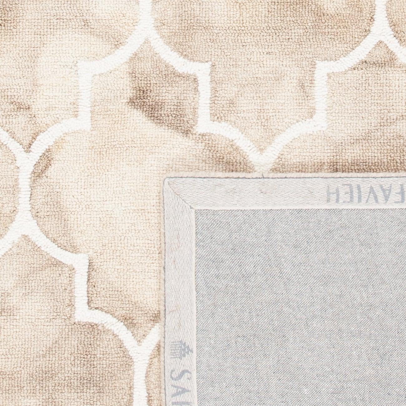 Dip Dye DDY535 Hand Tufted Area Rug - Beige/Ivory - 5'x5' - Safavieh.
