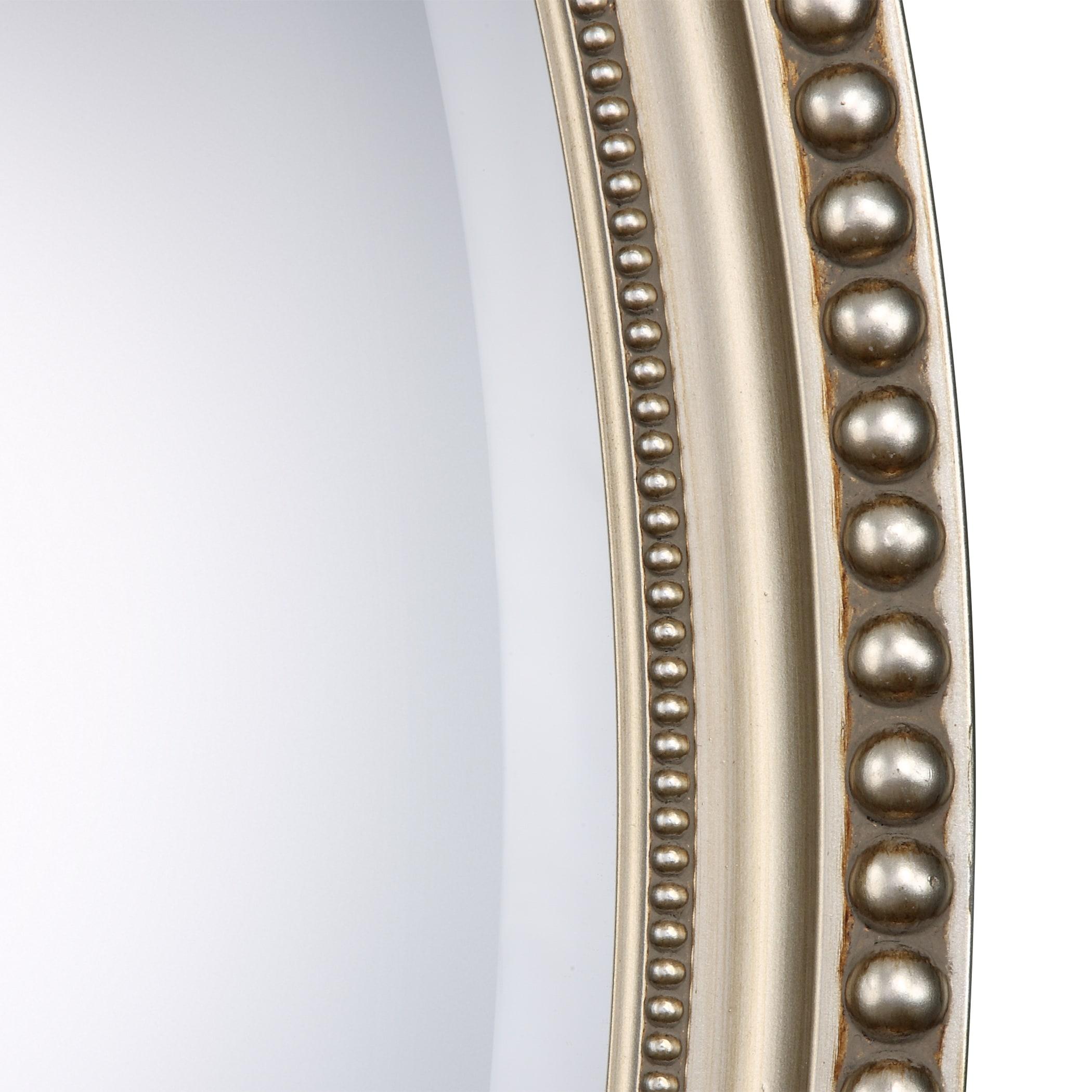 Oval Mirror-32 inches Tall and 22 inches Wide-Silver Finish Bailey Street Home 2607-Bel-5174640