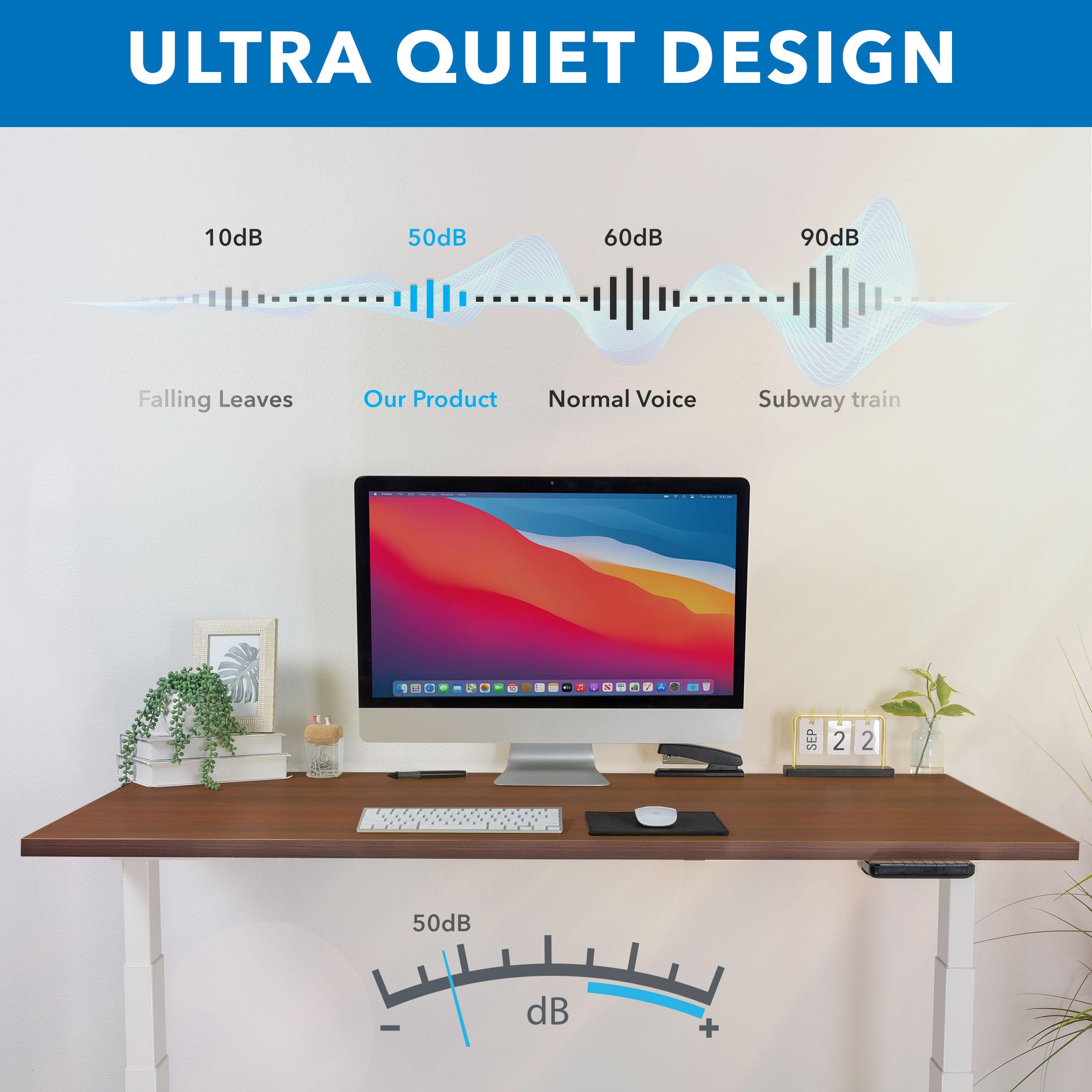 Mount-It Ultimate Dual Motor Electric Standing Desk with 48" Tabletop