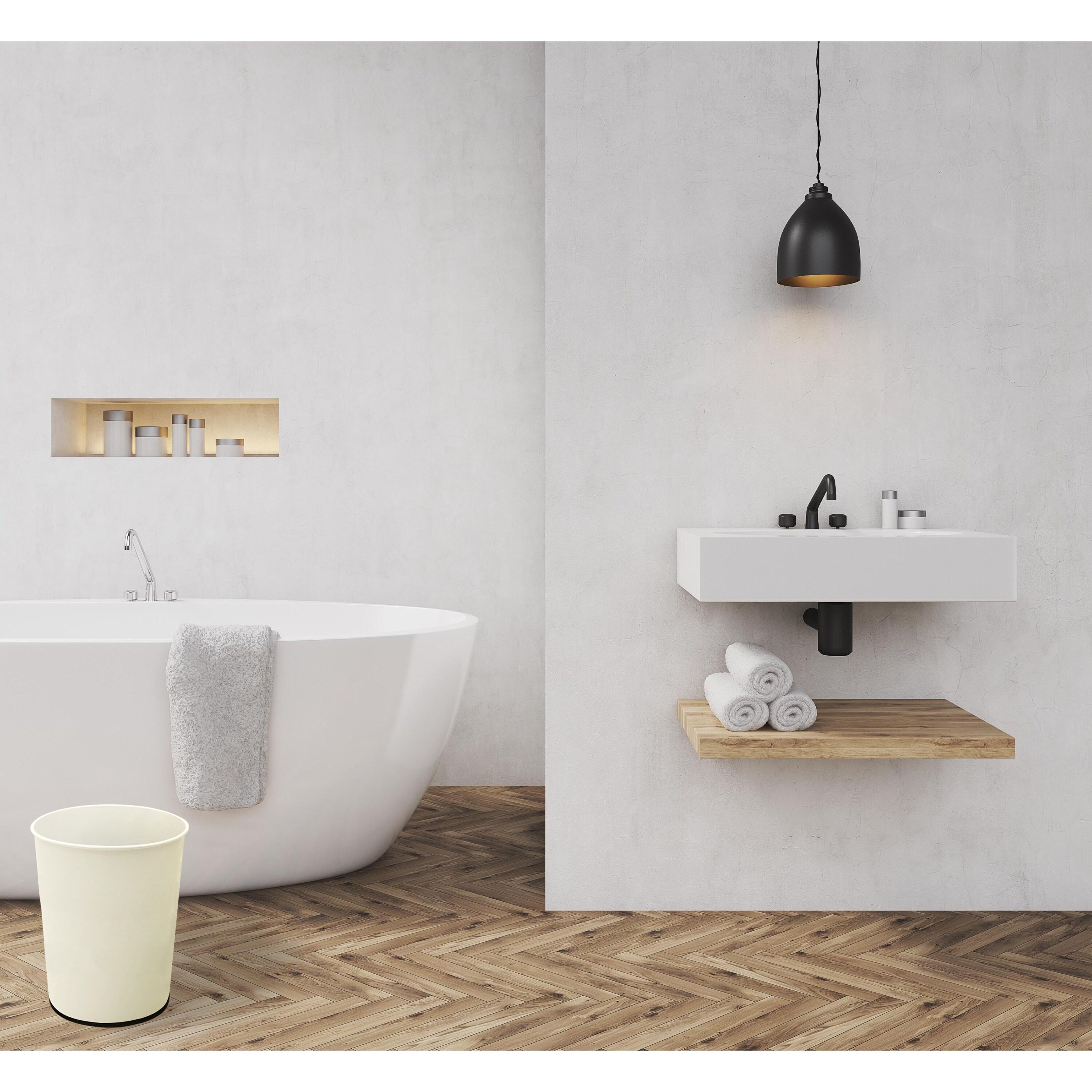 Bath Bliss Bath Bliss Metal Open Waste Basket - 1.32 Gallons