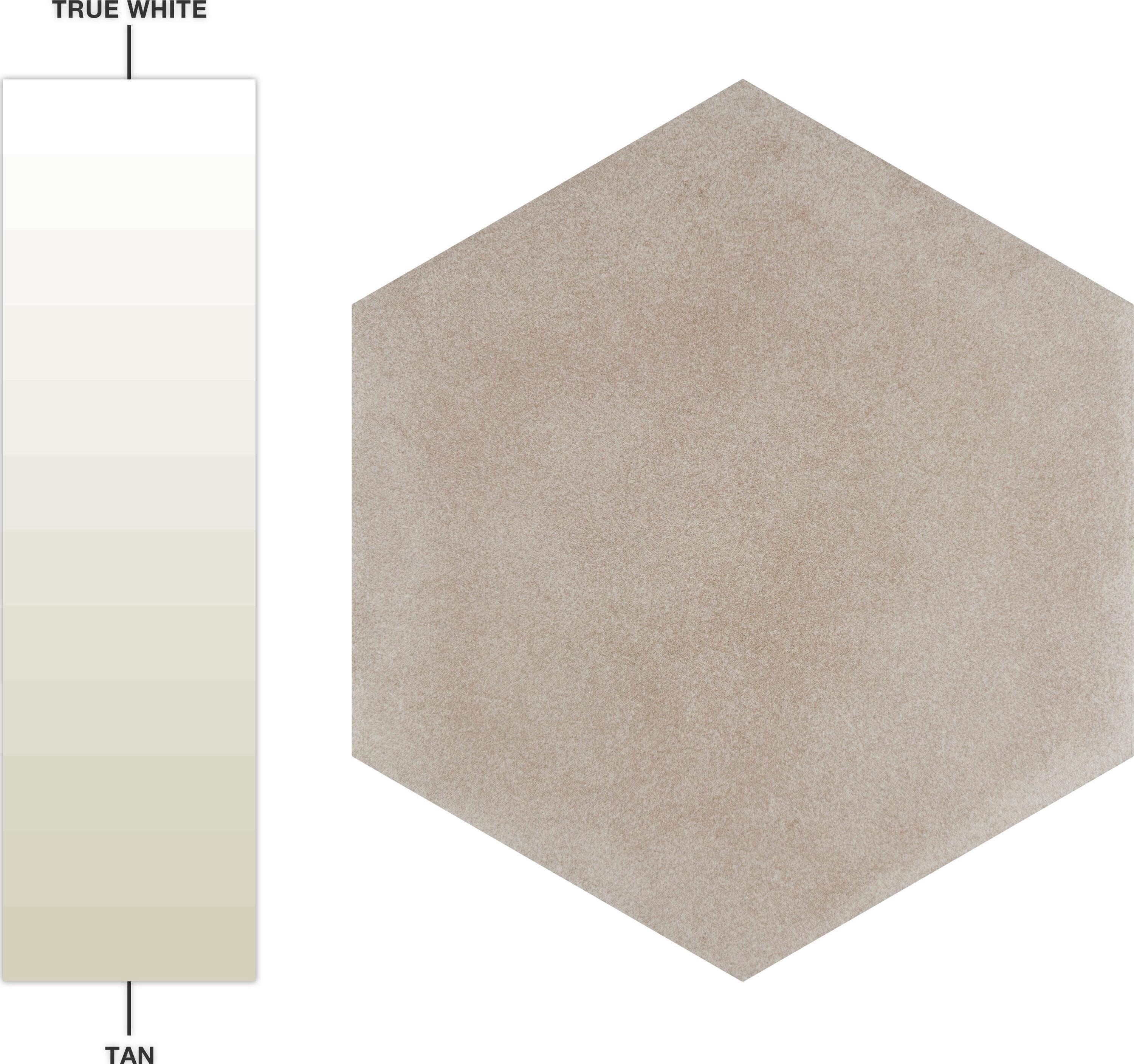 Matter Hex 7.88" x 9" Porcelain Stone Look Floor and Wall Tile