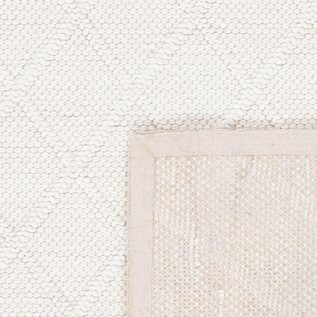 Natura NAT310 Hand Woven Area Rug - Ivory/Ivory - 4'x6' - Safavieh.