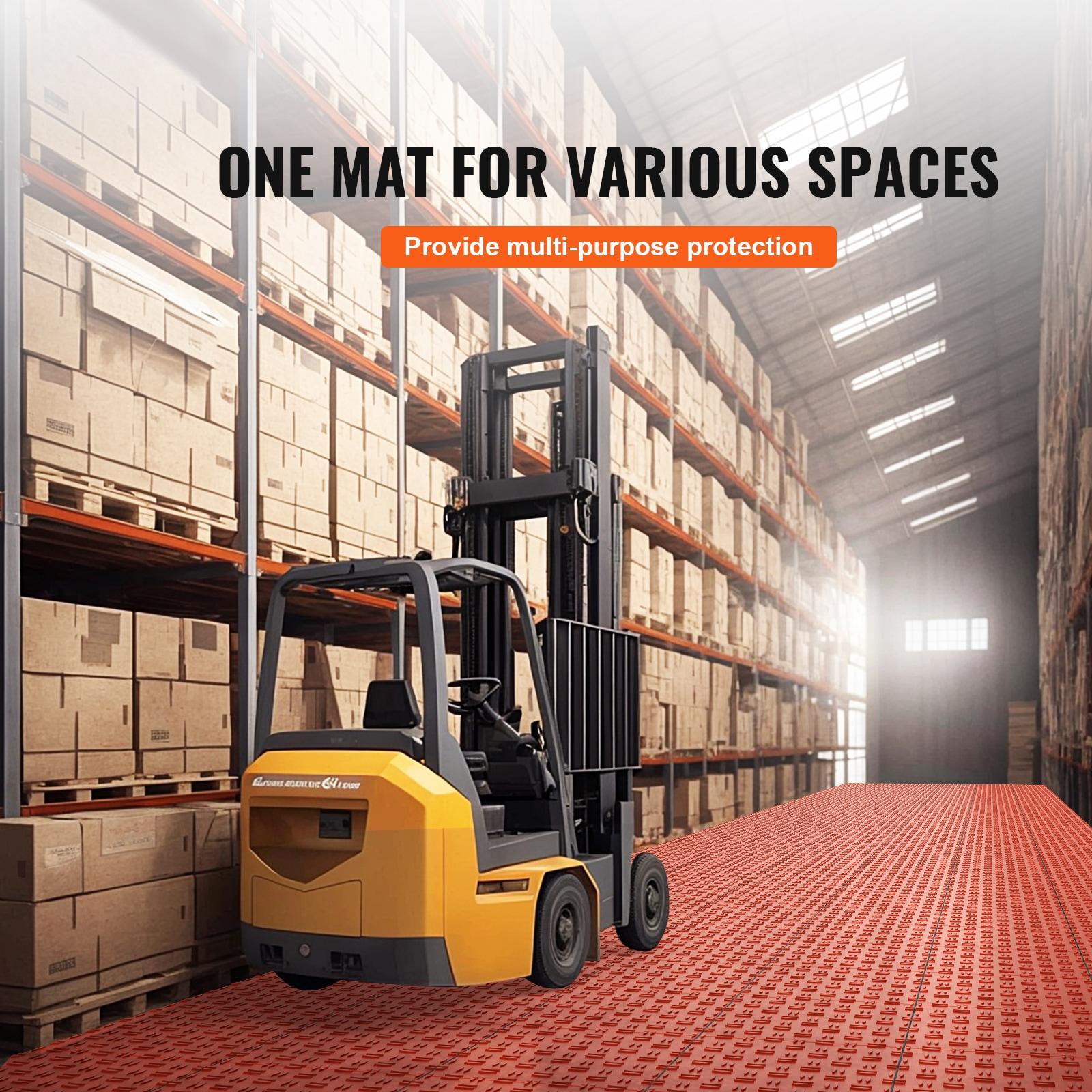 VEVOR VEVOR 12'' W x 12'' L Garage Flooring Tiles (Set of 25)