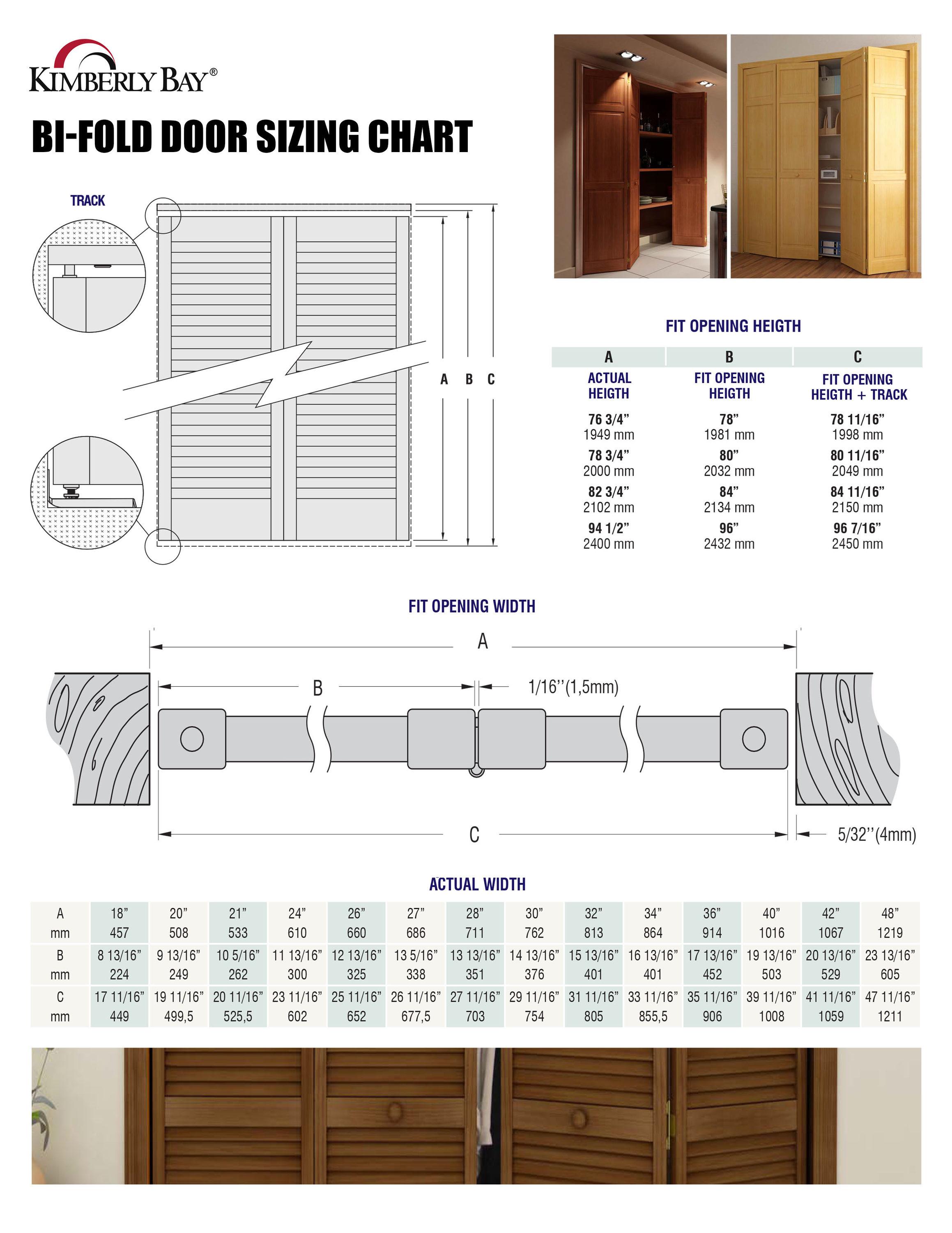 Kimberly Bay Paneled Wood Primed Bi-Fold Door
