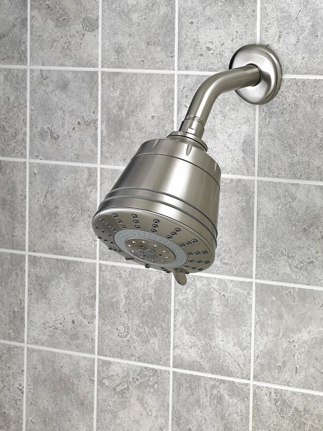 Sprite SHOWERS 7-Spray Filtered Showerhead in Brushed Nickel