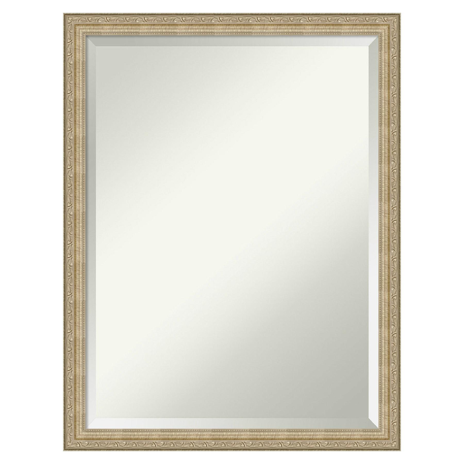 Amanti Art Paris Champagne Beveled Wall Mirror 26.25 x 20.25 in.