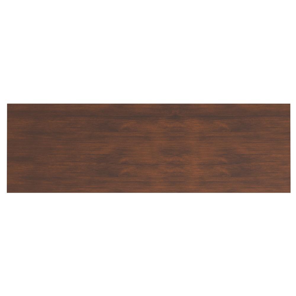 Simpli Home Artisan 54"W Solid Wood Sideboard Buffet with Tempered Glass Doors and 6 Drawers