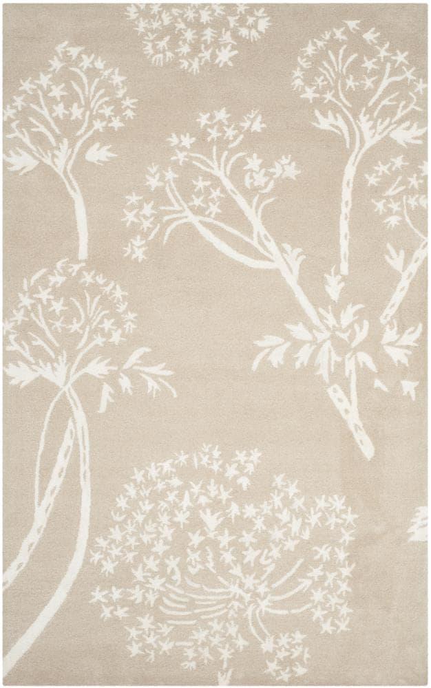 Bella BEL131 Hand Tufted Area Rug - Sand/Ivory - 5'x8' - Safavieh.