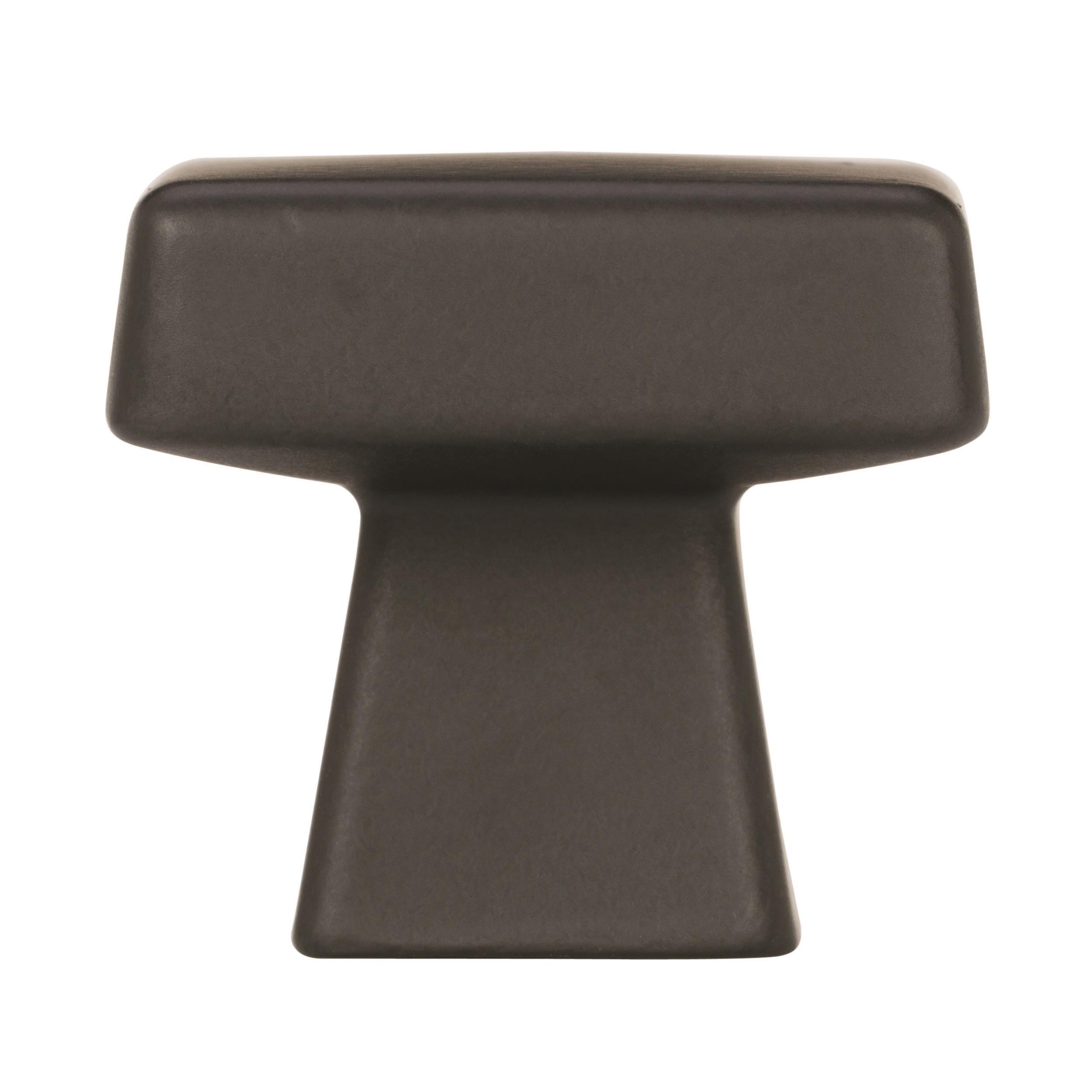 Amerock Blackrock 1-3/16 inch (30mm) Length Black Bronze Cabinet Knob