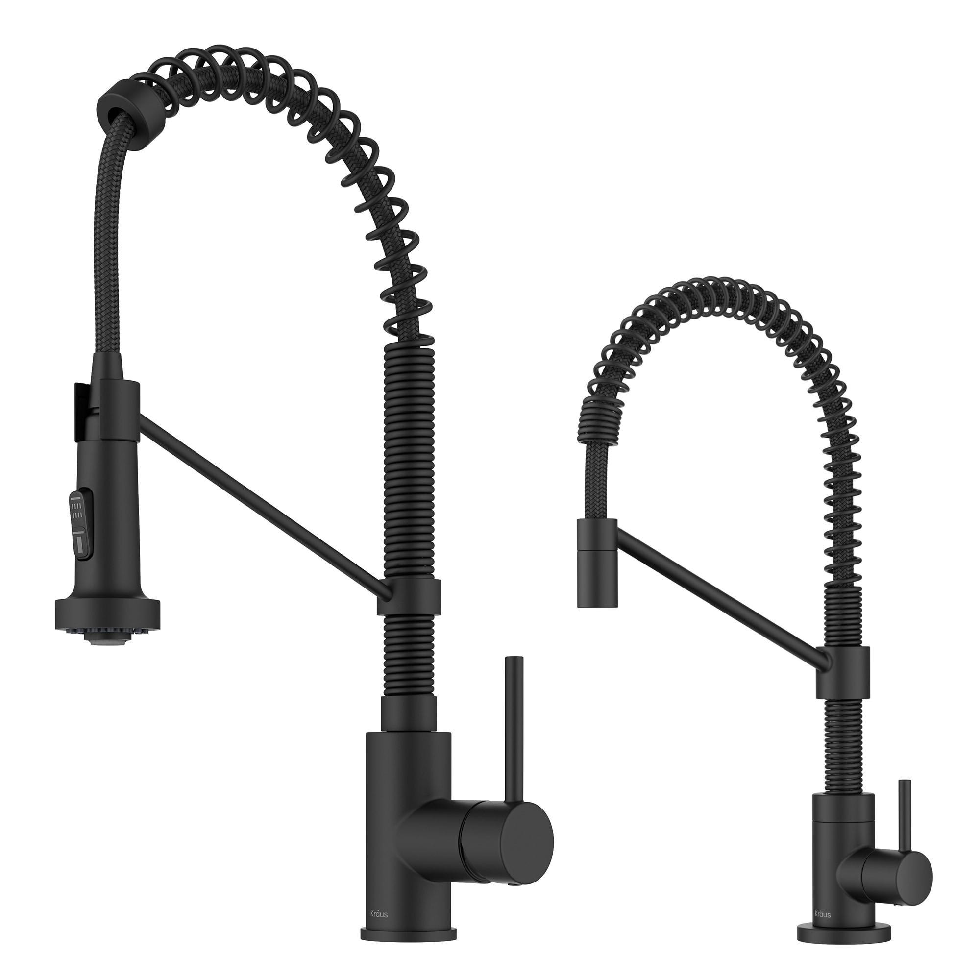 KRAUS Bolden Commercial Style 2-Function Single Handle Pull Down Kitchen Faucet