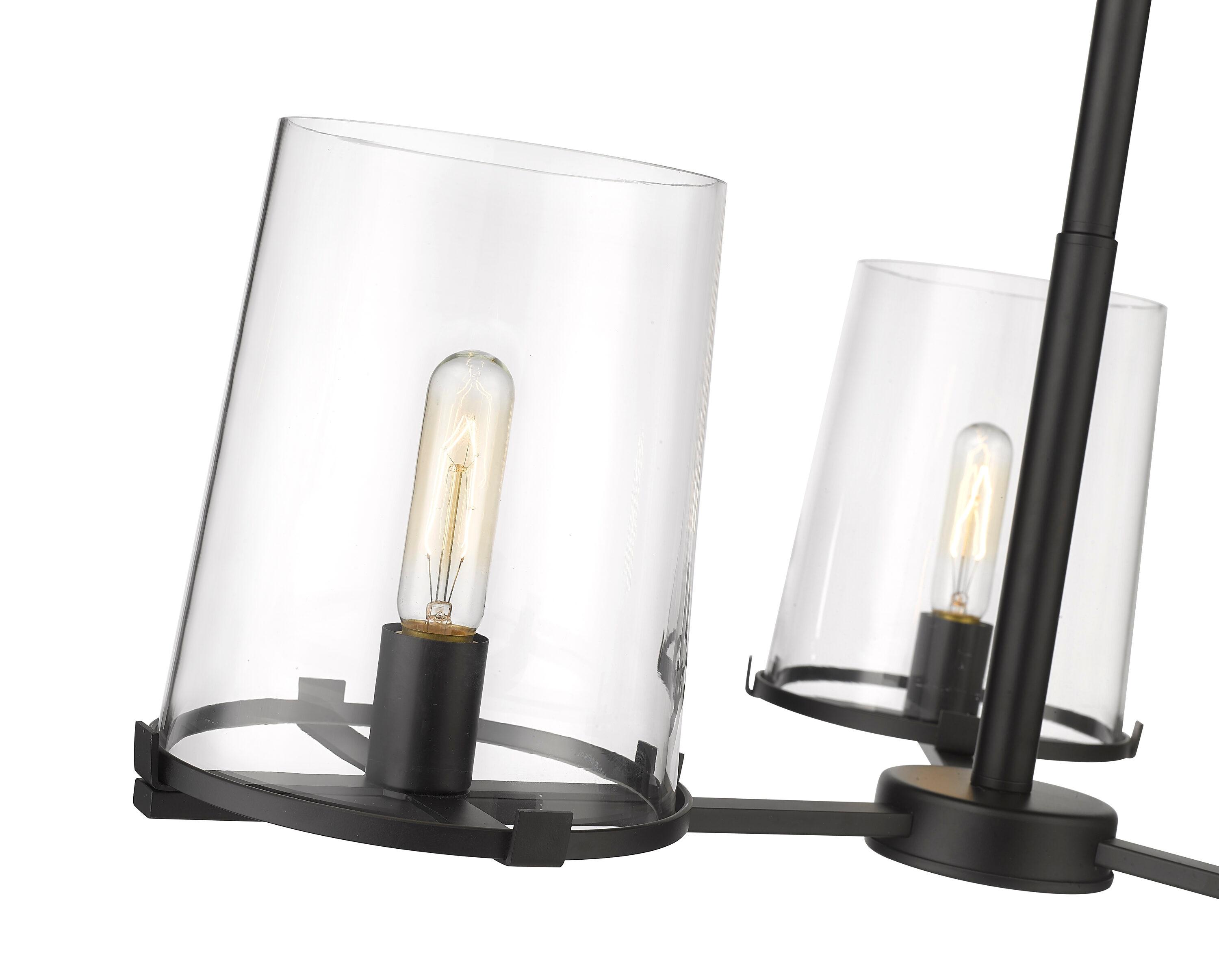 Z-Lite Callista 3 - Light Chandelier in  Matte Black