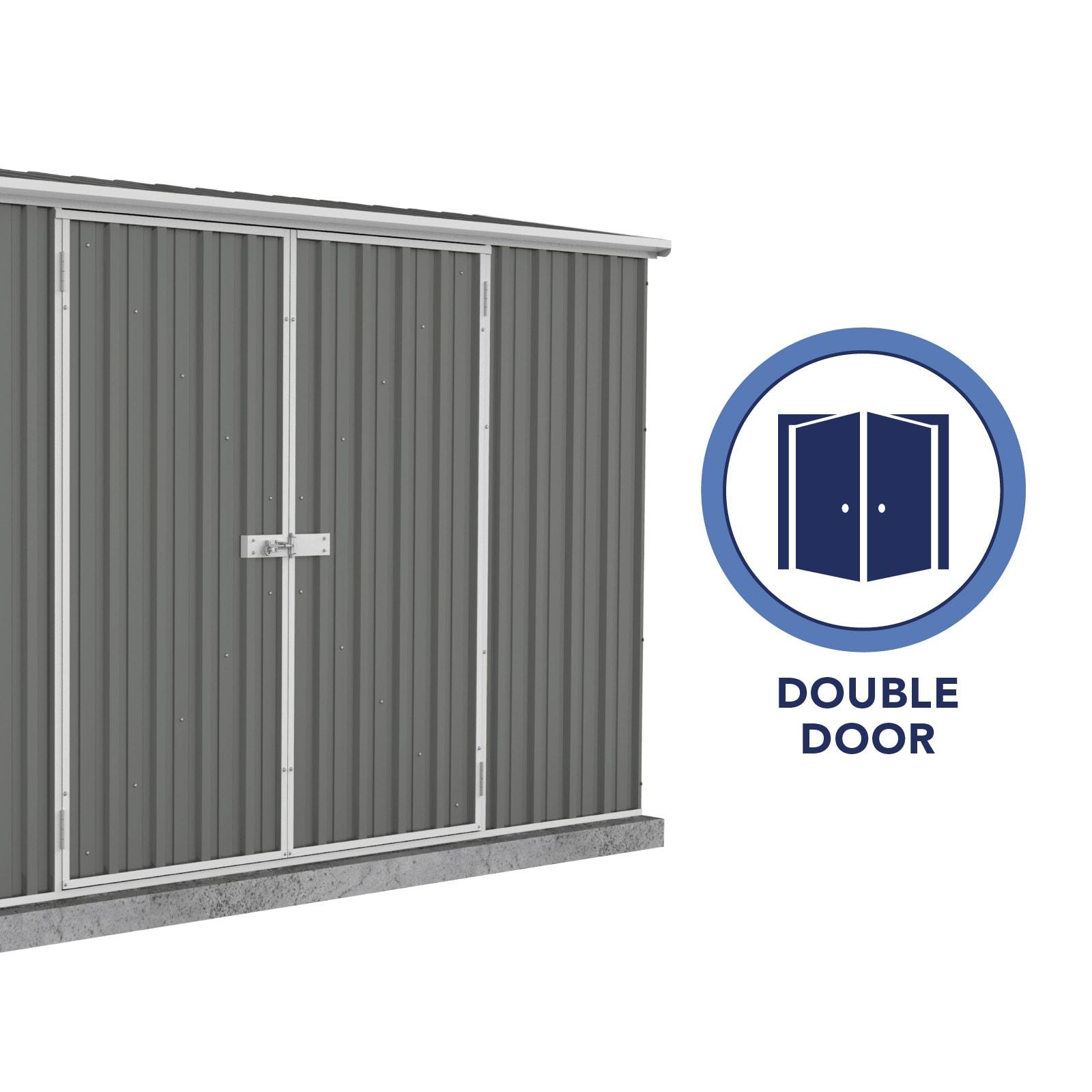 Absco Premier 10 ft. W x 10 ft. D Metal Storage Shed