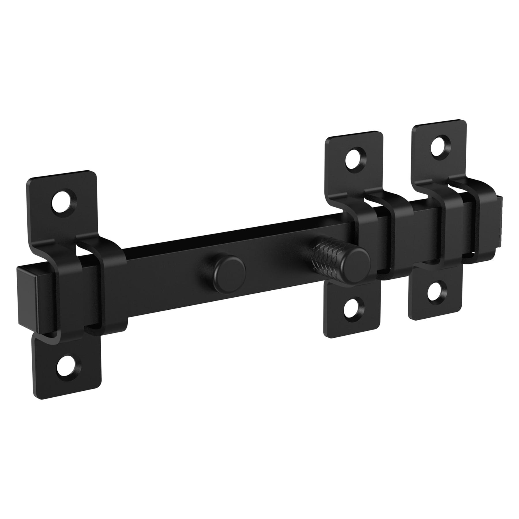 Industrial Black Steel Gate Latch with Weatherguard Protection