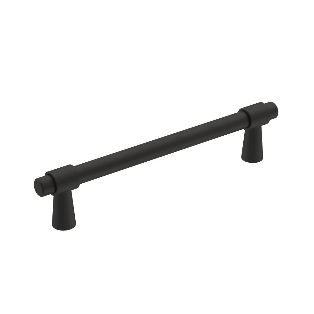 Amerock Destine 5-1/16 inch (128mm) Center-to-Center Matte Black Cabinet Pull