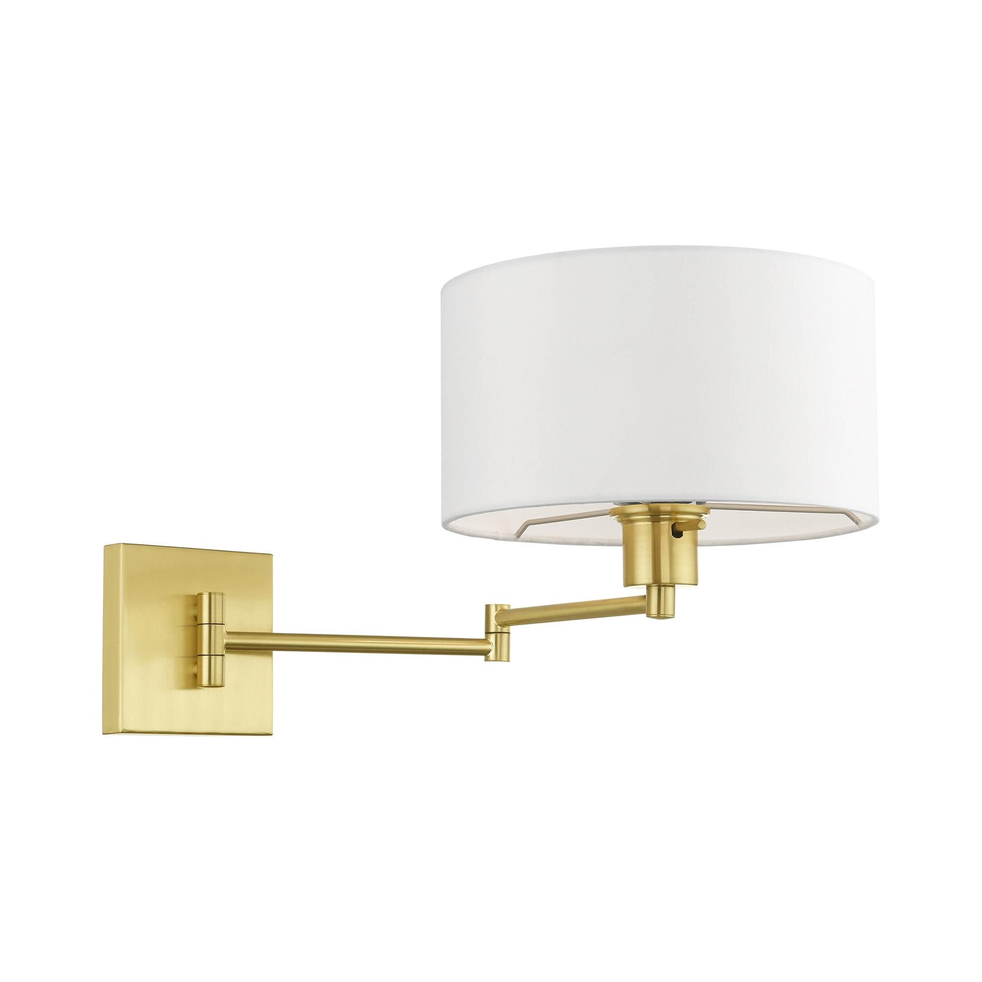 Livex Lighting 1 - Light Wall Light in  Satin Brass