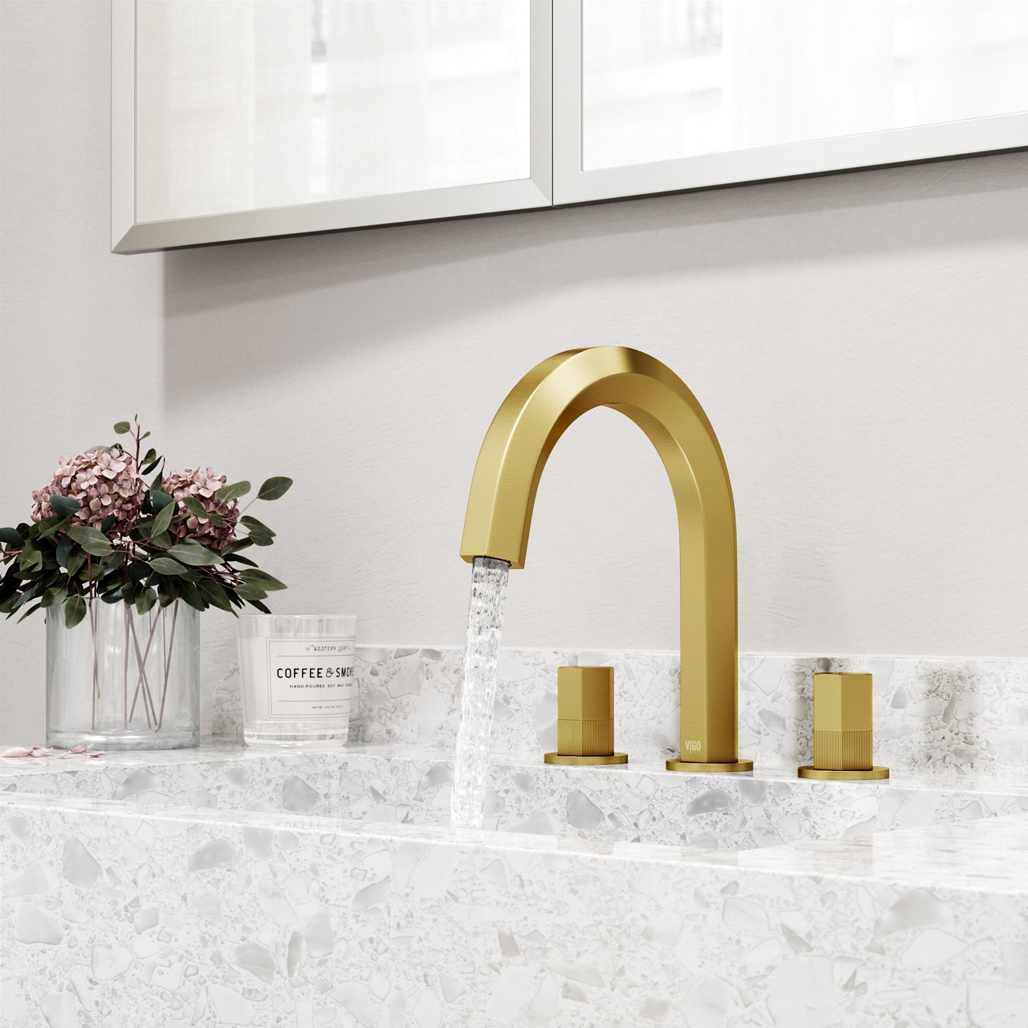 Hart 9" H Two Handle Widespread Bathroom Faucet