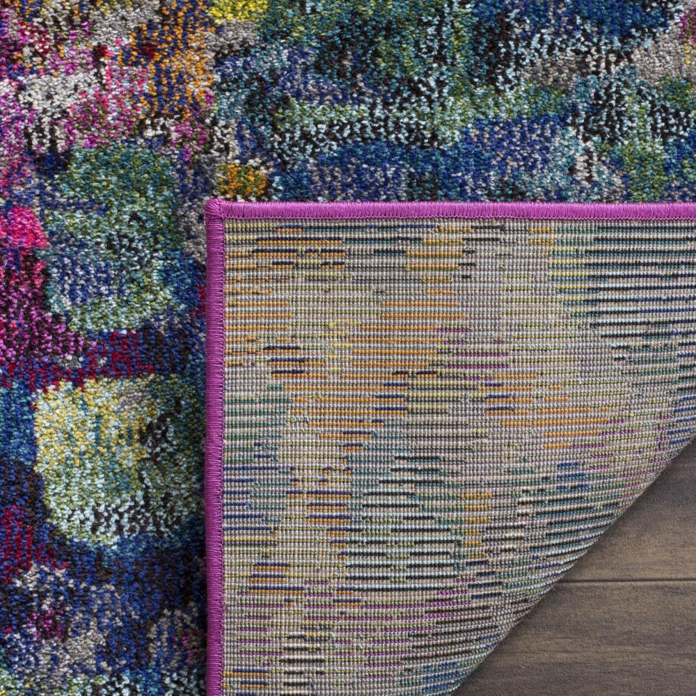 SAFAVIEH Monaco Driskoll Abstract Area Rug, Pink/Multi, 12' x 18'