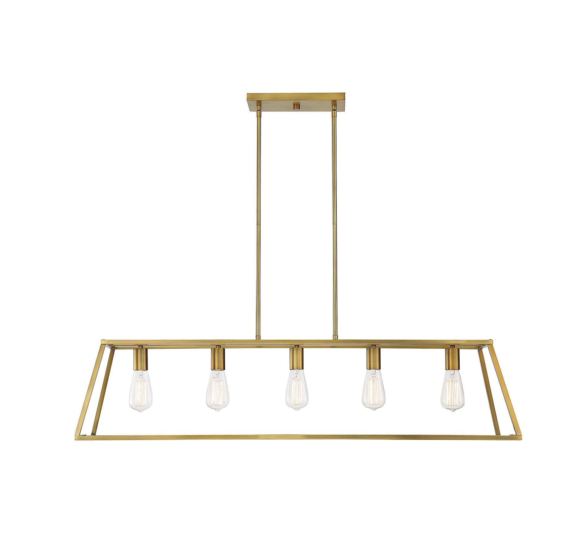 Clare 5 Light Metal Dimmable Kitchen Island Chandelier