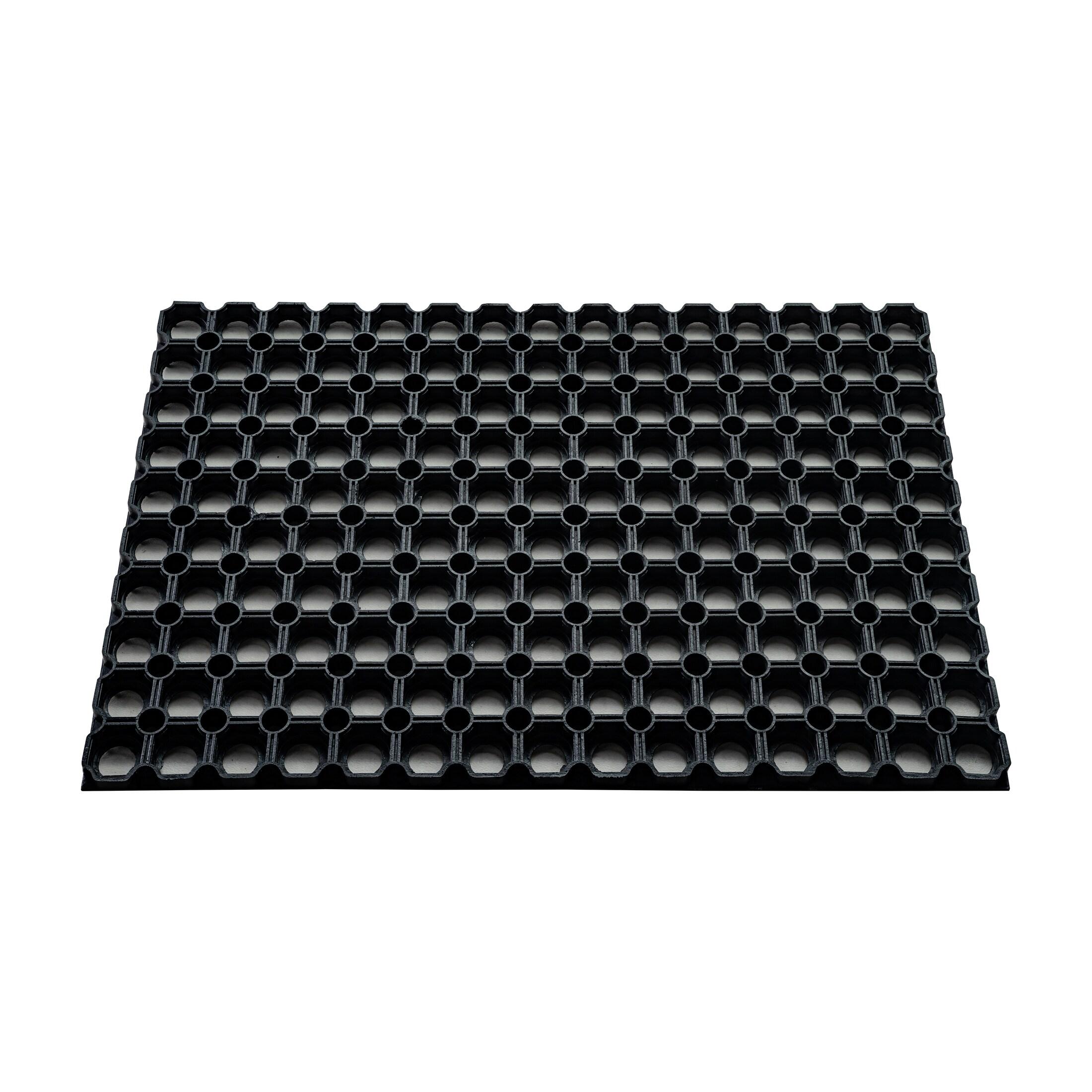 Floortex® Doortex® Octomat All Seasons Black Outdoor Entrance Mat - 24" x 32"