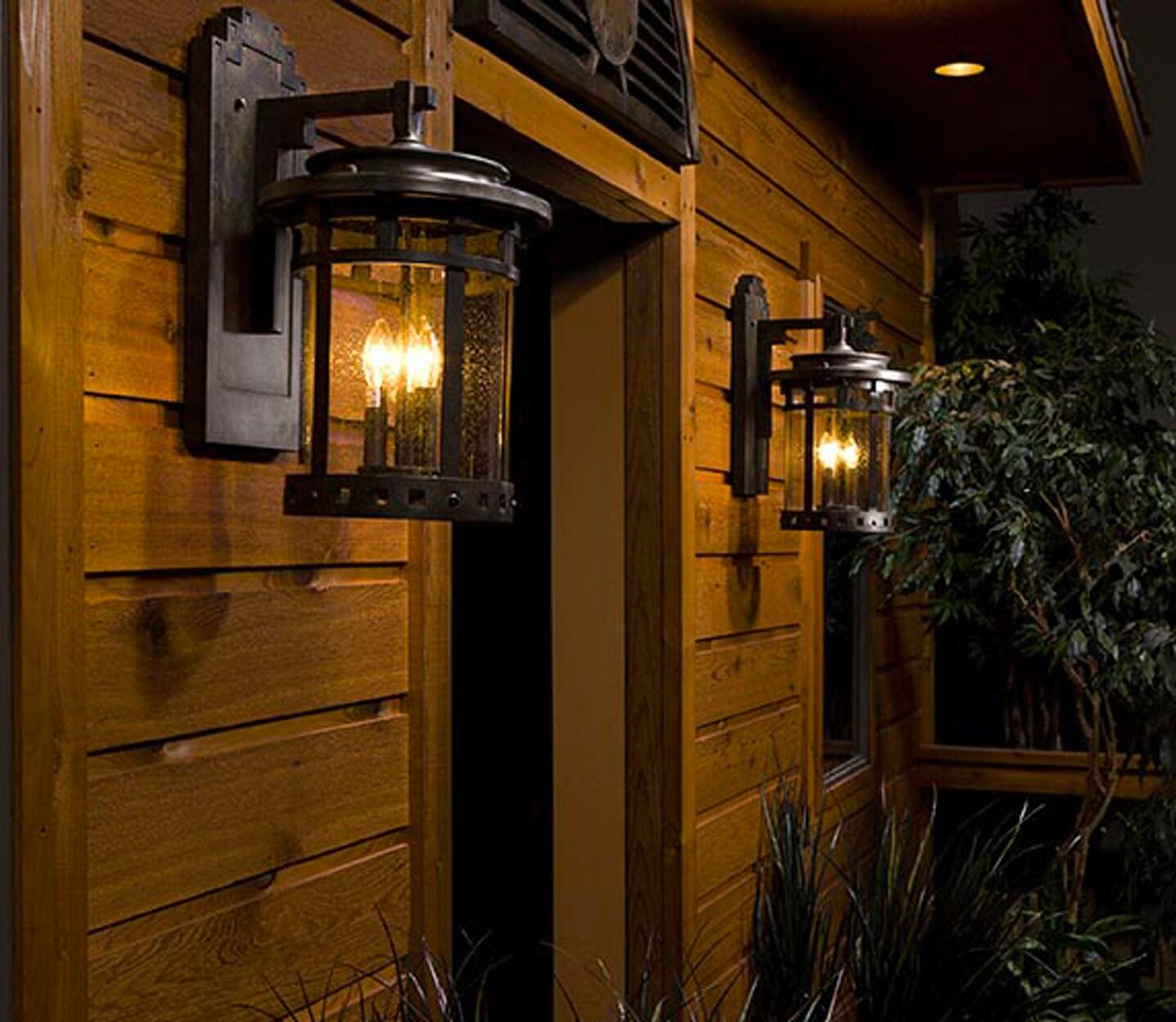 Maxim Santa Barbara VX Three Light 16-Inch Outdoor Wall Light - Sienna - 40034CDSE