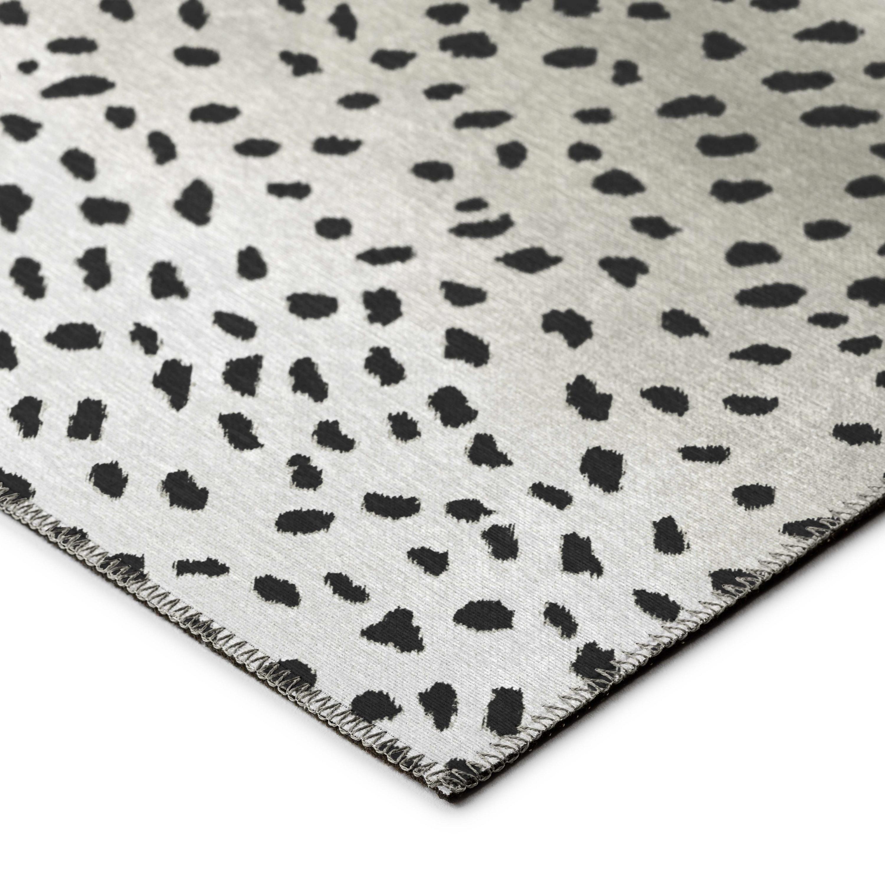 Addison Rugs Indoor/ Outdoor Addison Safari Gazelle Animal Print Washable Area Rug 9' x 12' - Pearl