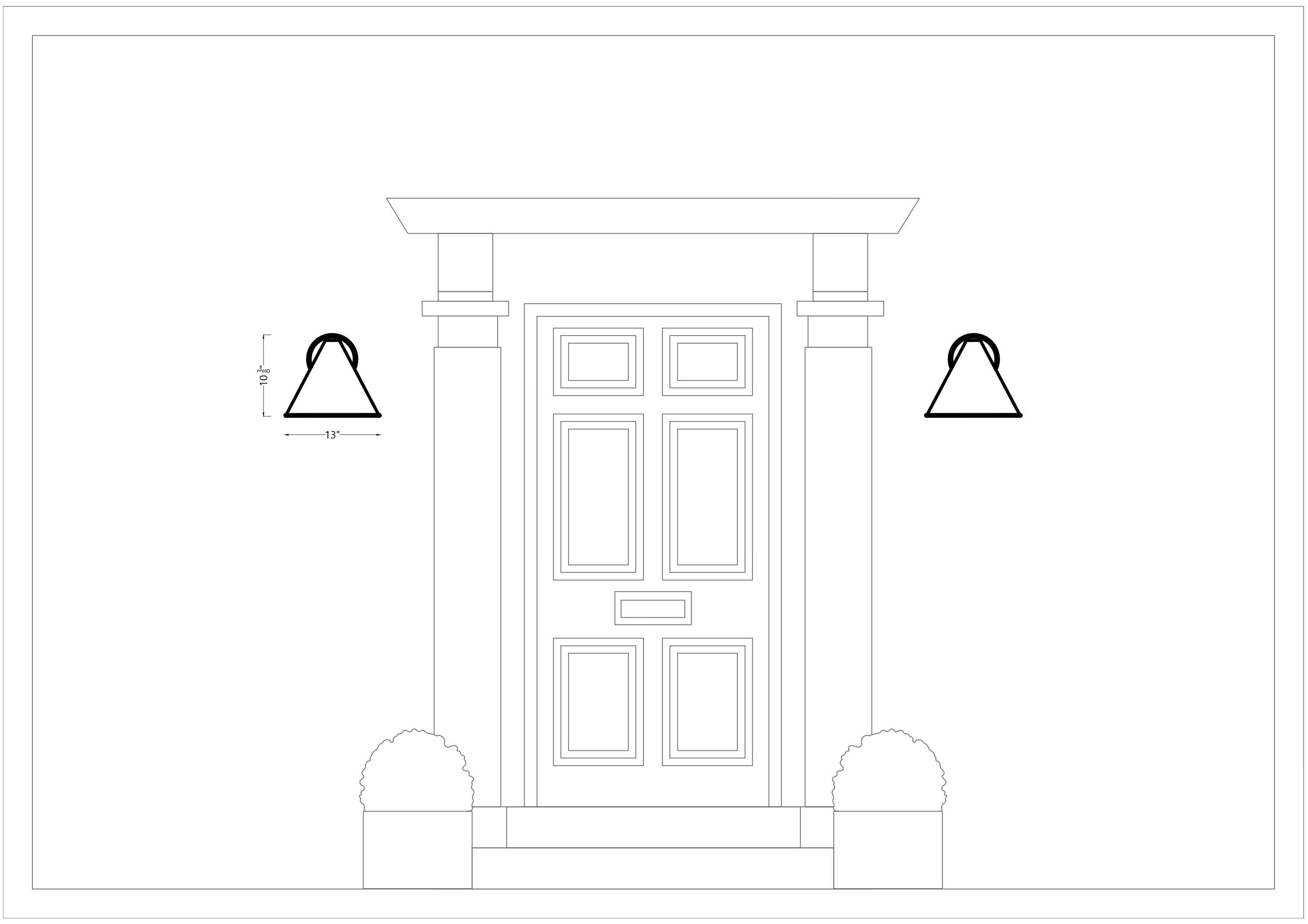 Crittenden 1-Light Black Outdoor Wall Lantern