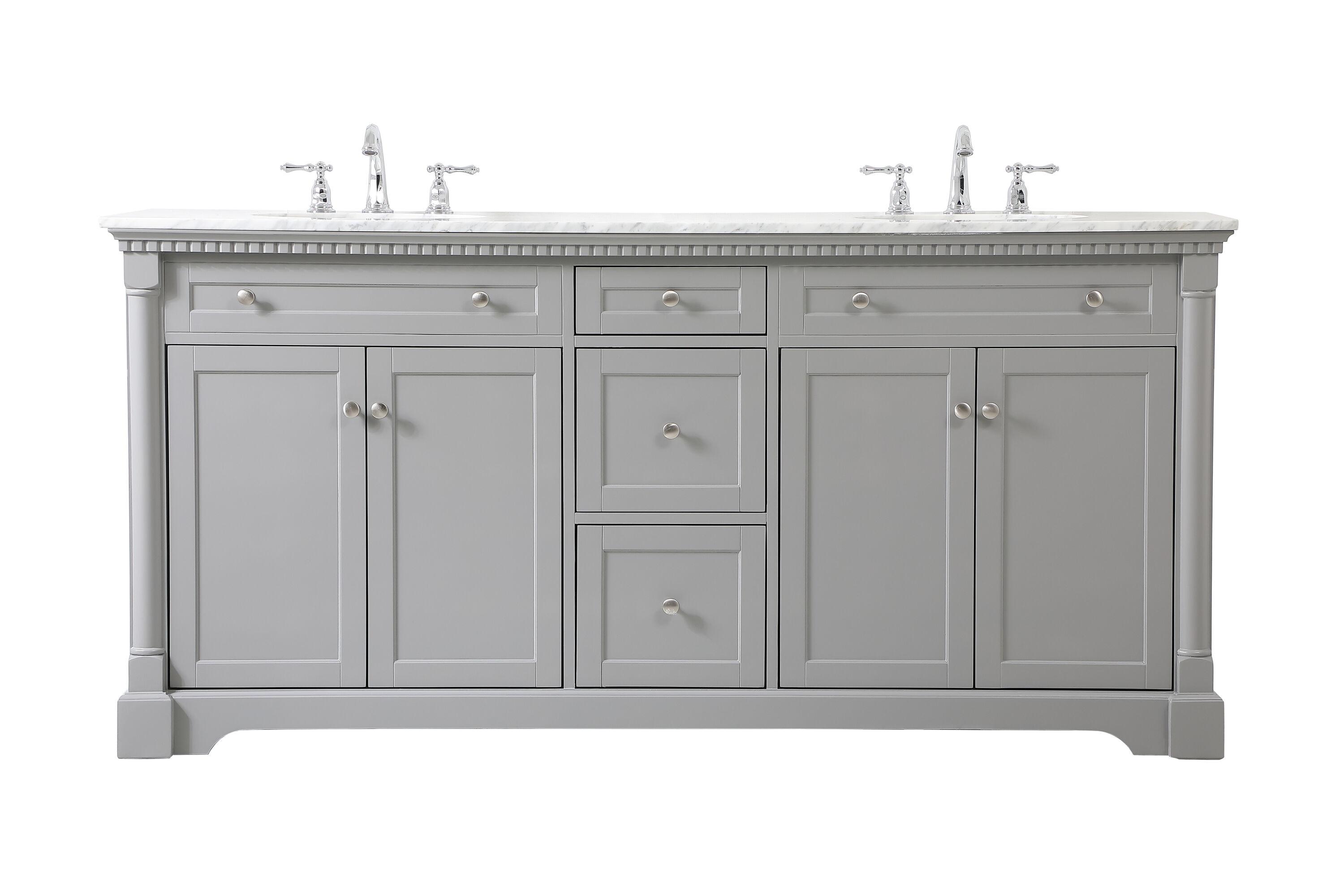 Elegant Kitchen and Bath Elegant Kitchen and Bath Double Bathroom Vanity