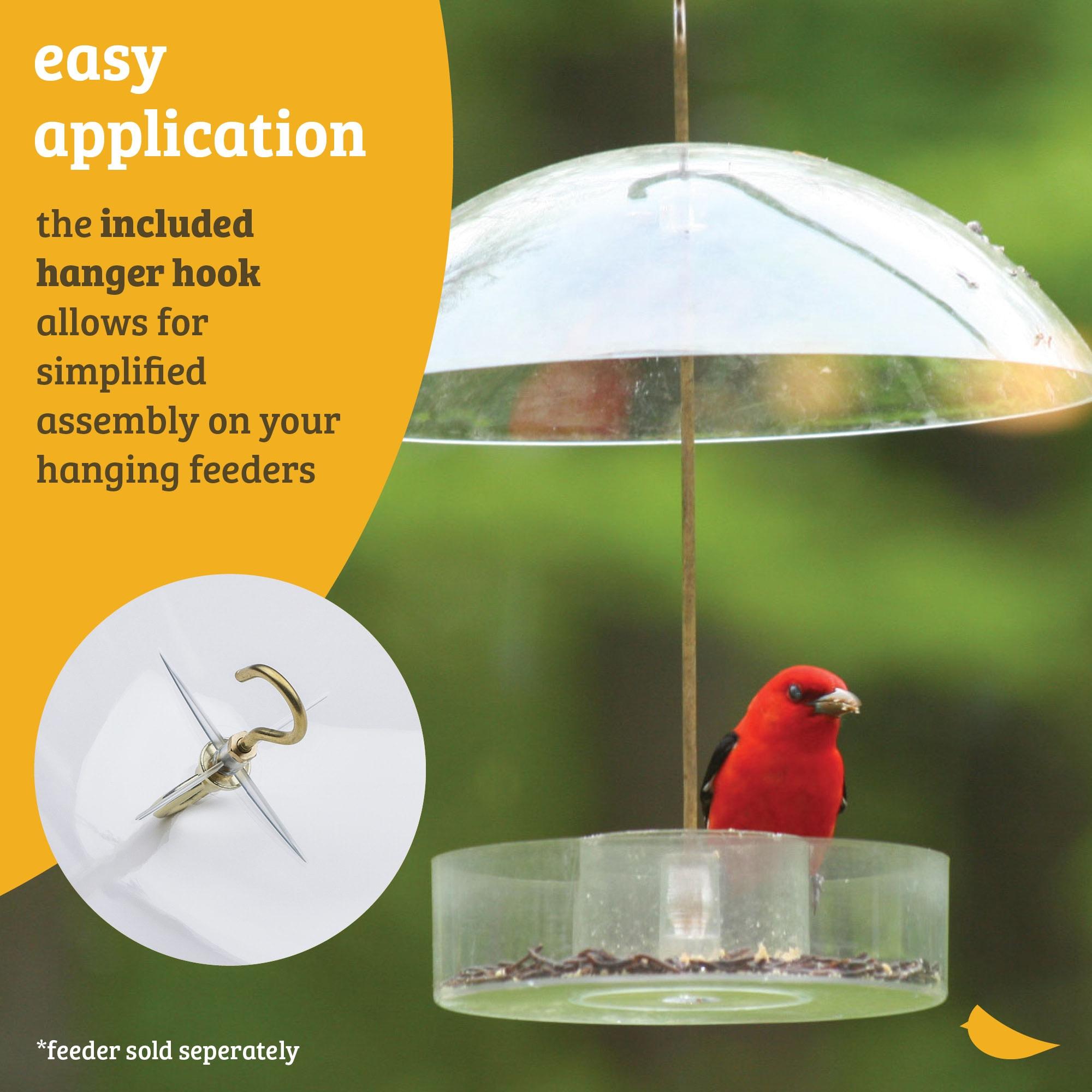 Birds Choice Birds Choice 10" Color Pop Collection Protective Dome Cover for Hanging Bird Feeders