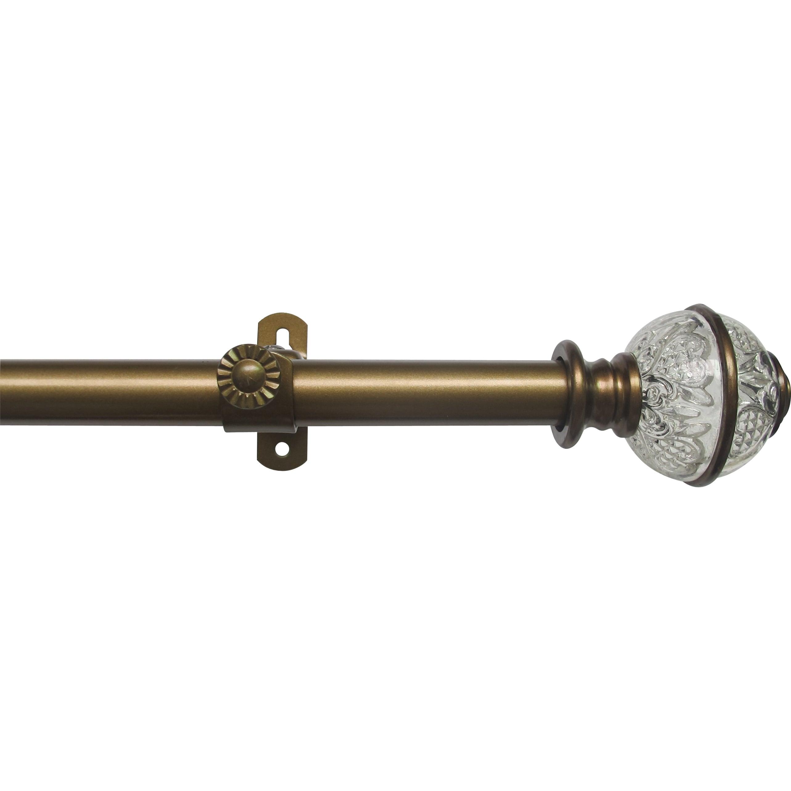 Achim Camino Decorative Curtain Rod and Finial Lancaster