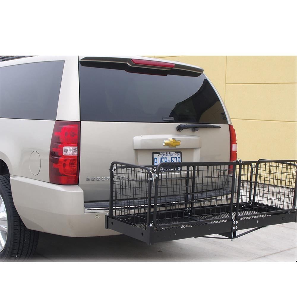 Erickson 07496 Folding Cargo Carrier with Sides, 500 lb Rated