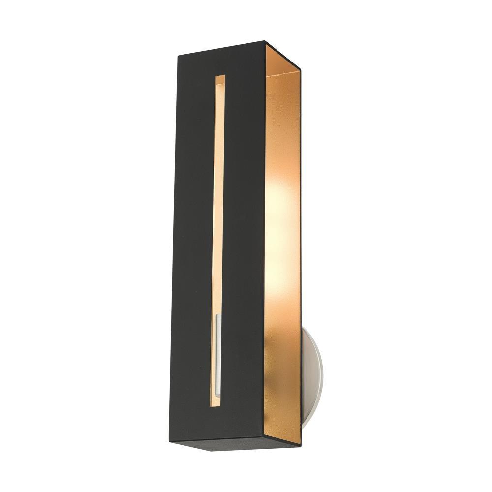Livex Lighting Soma 1 - Light Wall Light in  Textured Black