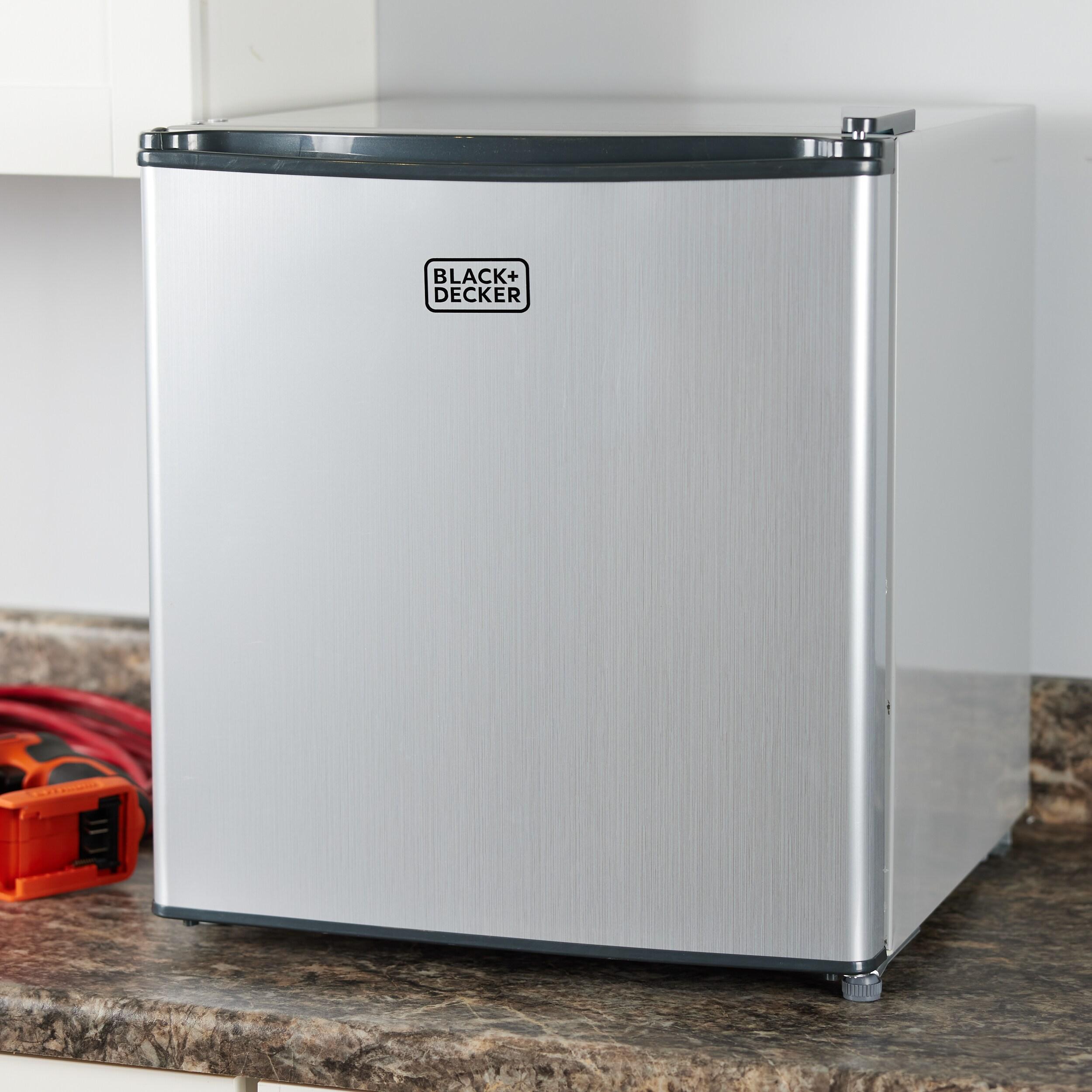 BLACK+DECKER BCRK Series 1.7 cu. ft. Freestanding Mini Fridge with Freezer