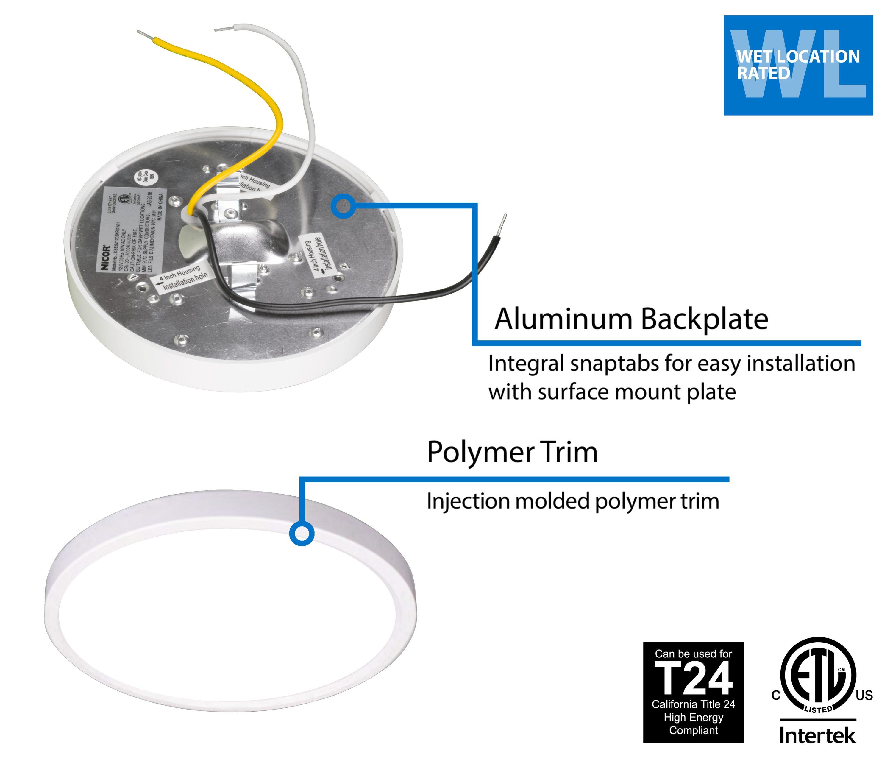Dimmable Circle Flush Mount