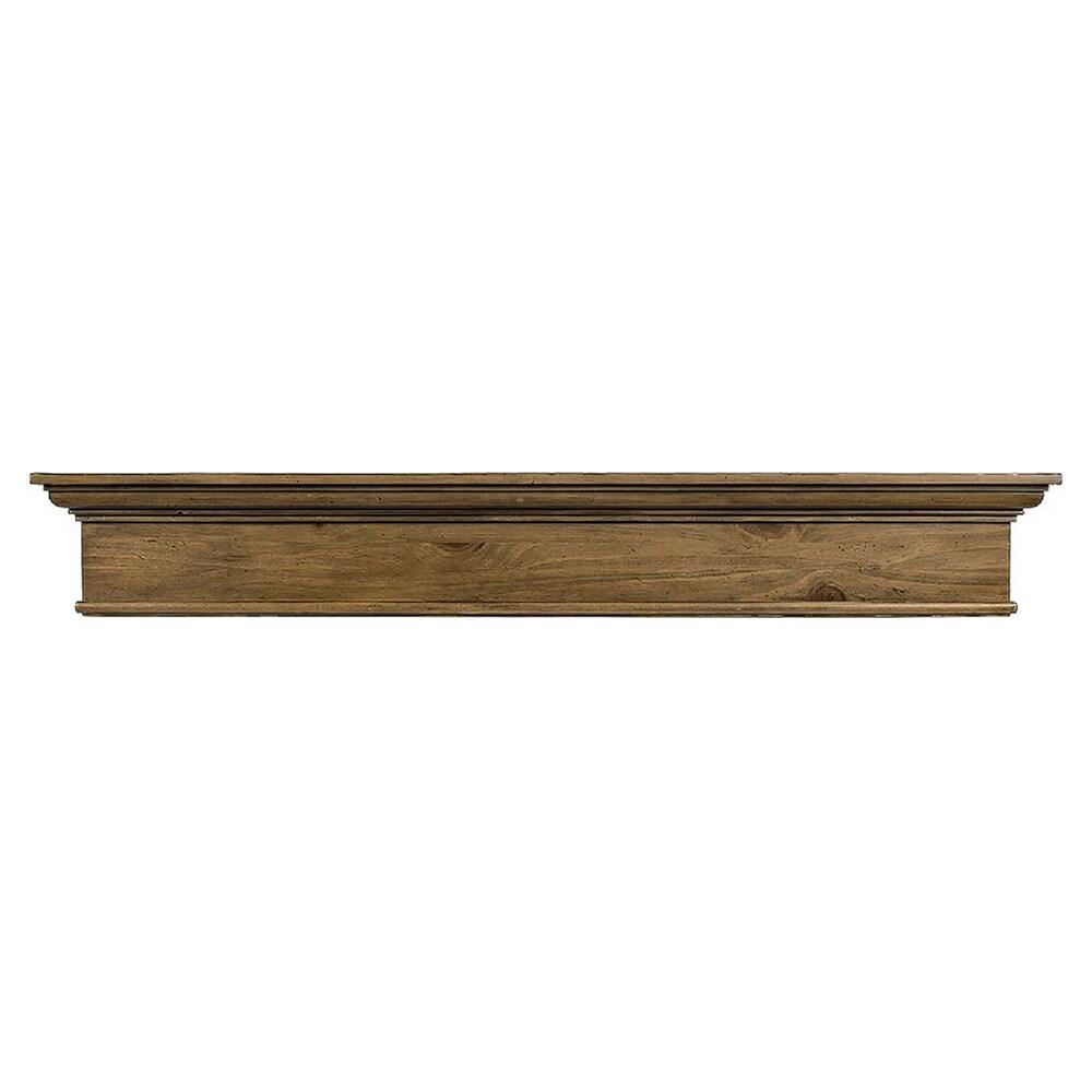 Mantels Direct Bellamy 60" Decorative Wood Fireplace Mantel Shelf - Vintage Ash