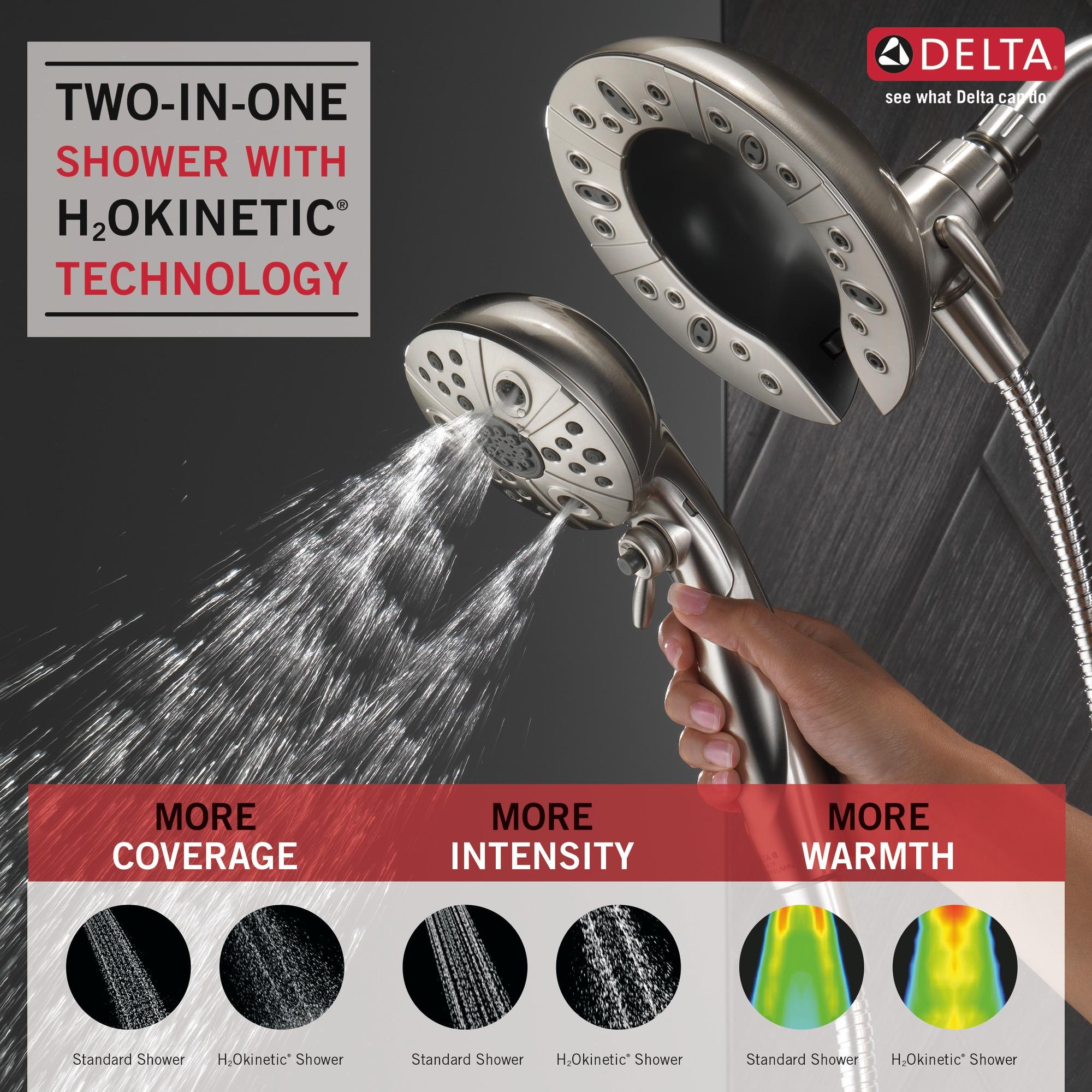 Vesna Single-Function Tub Shower Faucet Set, Shower Trim Kit with In2ition Shower Head and Valve