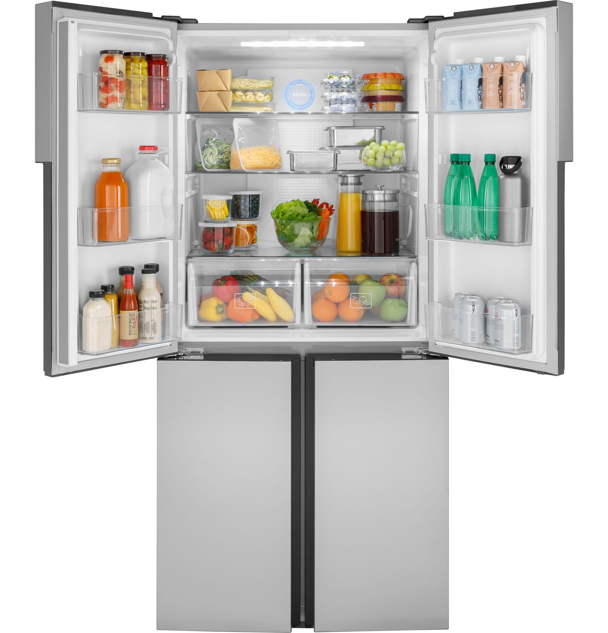 Haier Haier 33" 16.4 Cubic Feet Energy Star Smudge-Resistant Built-in Bottom Freezer Refrigerator QHE16HYPFS