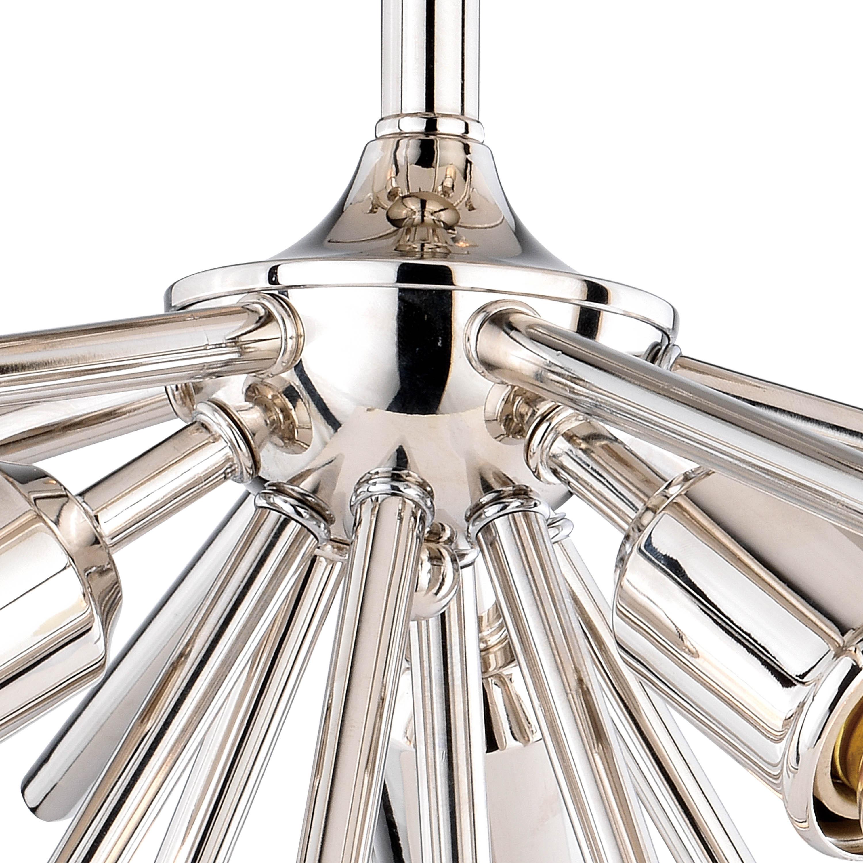 Vaxcel Estelle 3 - Light Flush Mount in  Polished Nickel