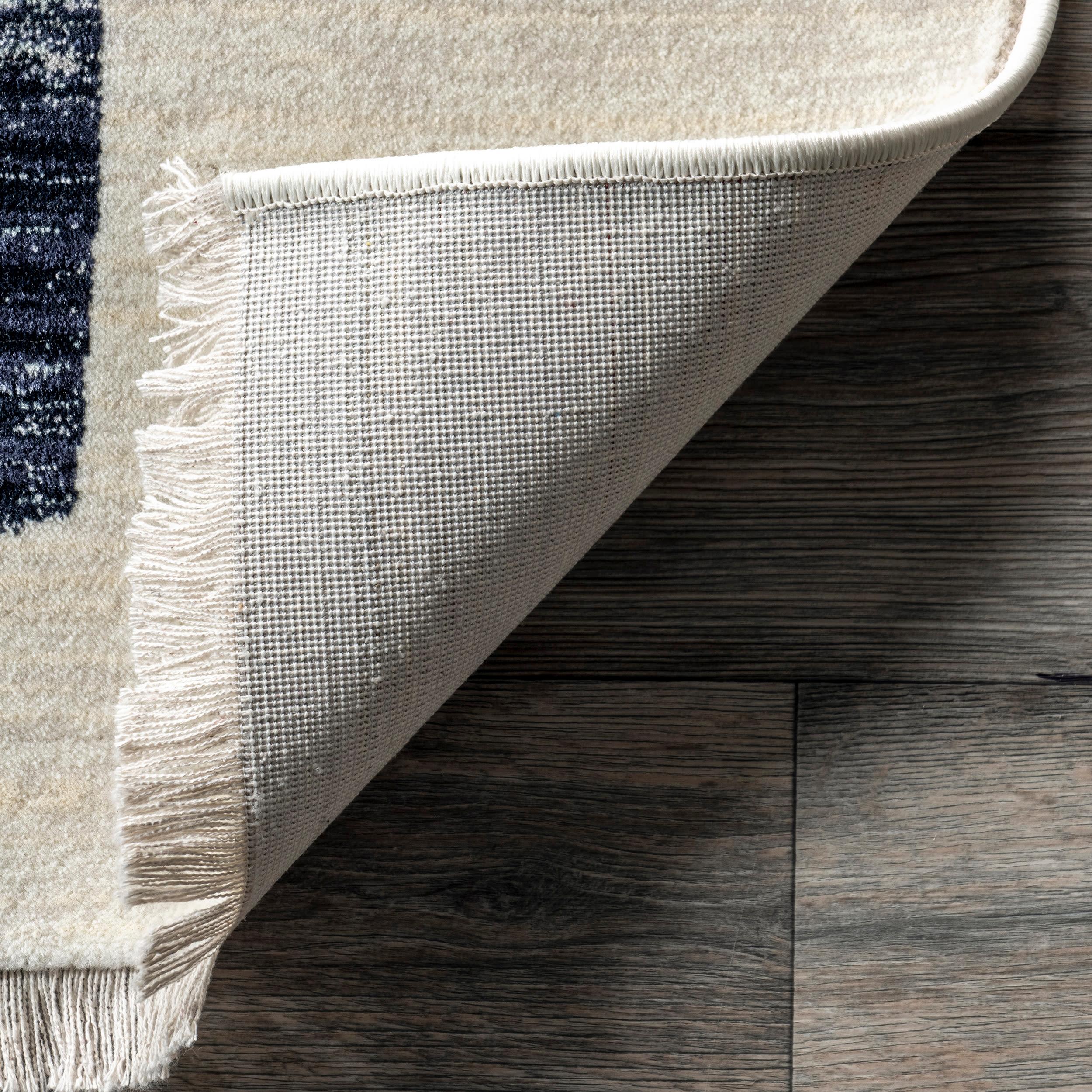 Nuloom Bevin Abstract 4x6 Indoor Area Rug for Living Room Bedroom Dining Room Kitchen, Beige/Multicolor