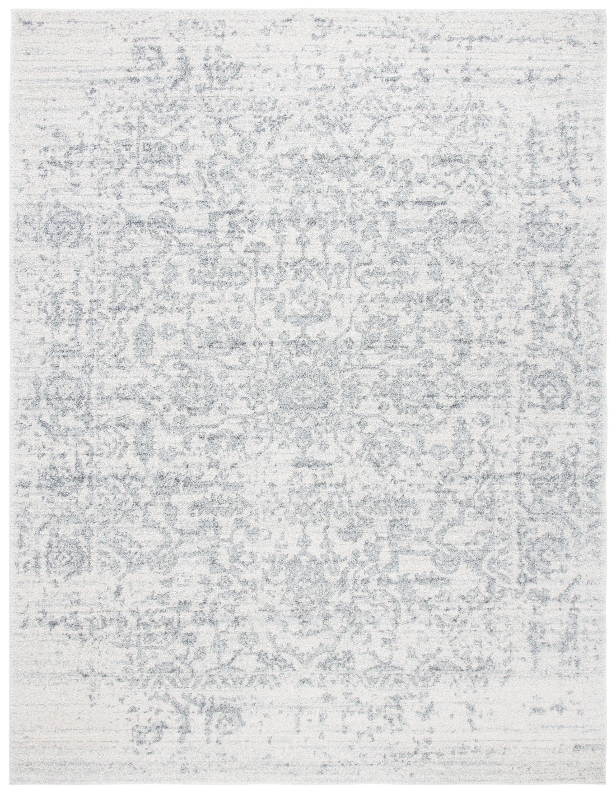 Madison MAD603 Power Loomed Indoor Area Rug - Silver/Ivory - 8'x10' - Safavieh