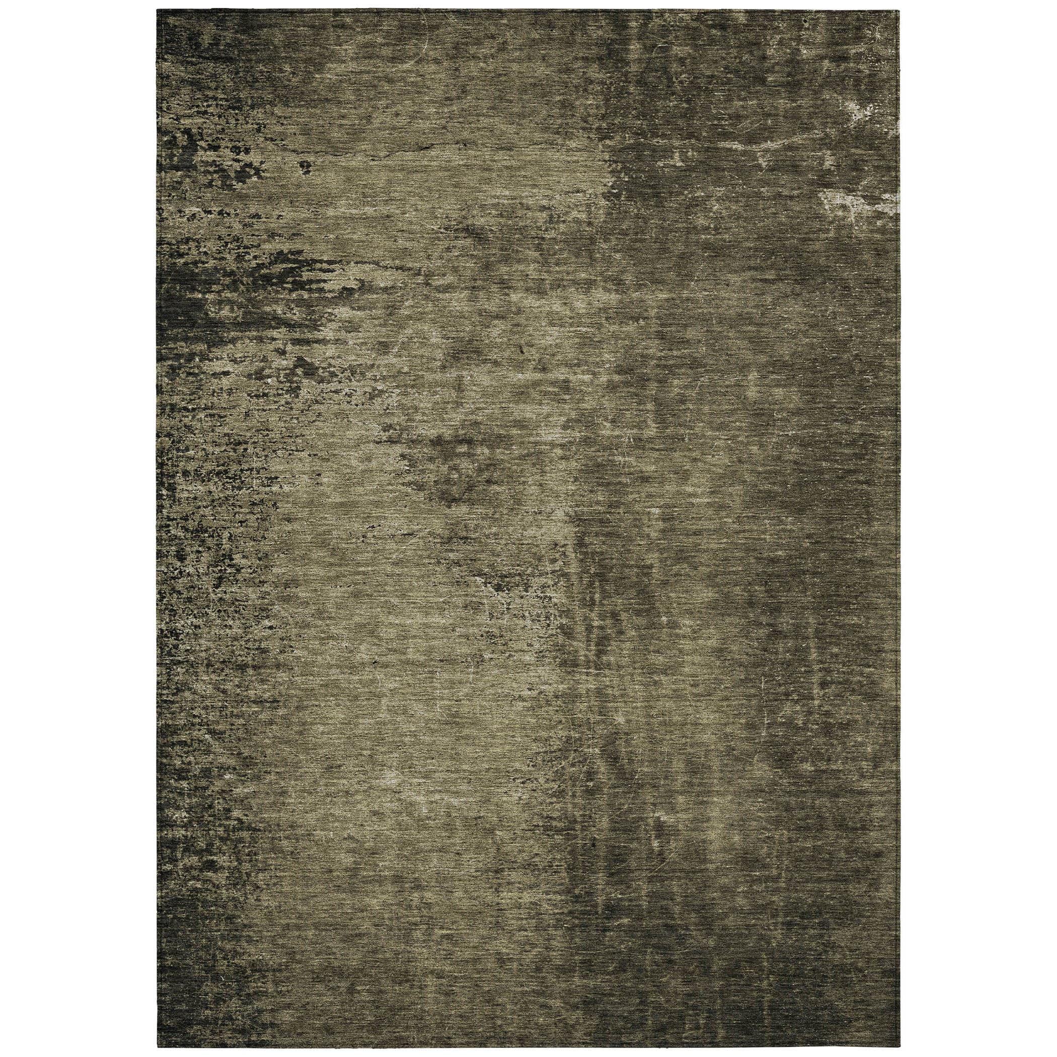 Addison Rugs Machine Washable Indoor/ Solid Ombre Outdoor Chantille Rug Gray - 2'6" x 3'10"